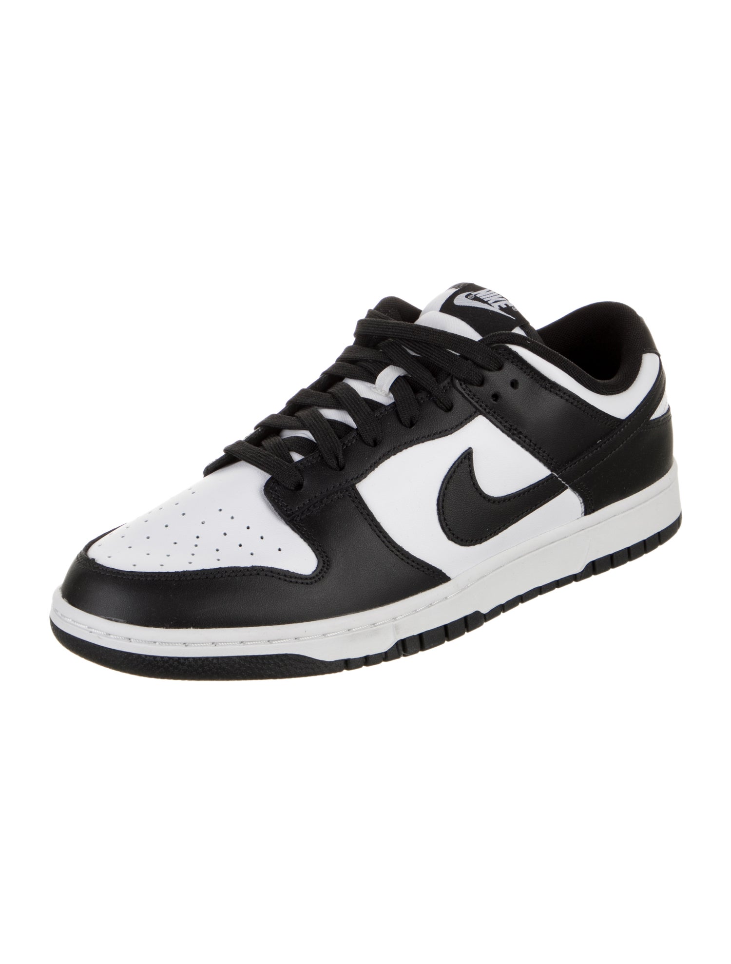 Nike Leather Colorblock Pattern Athletic Sneakers