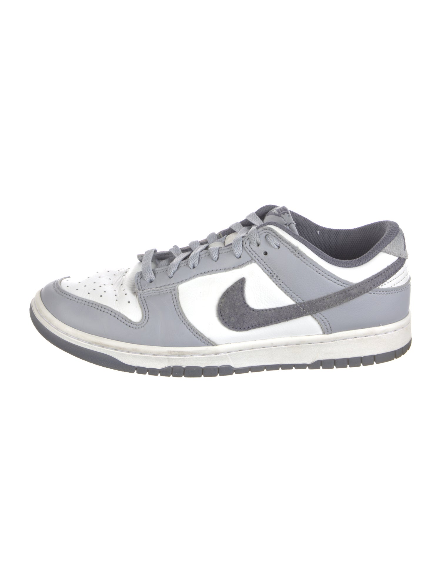 Nike Leather Colorblock Pattern Sneakers