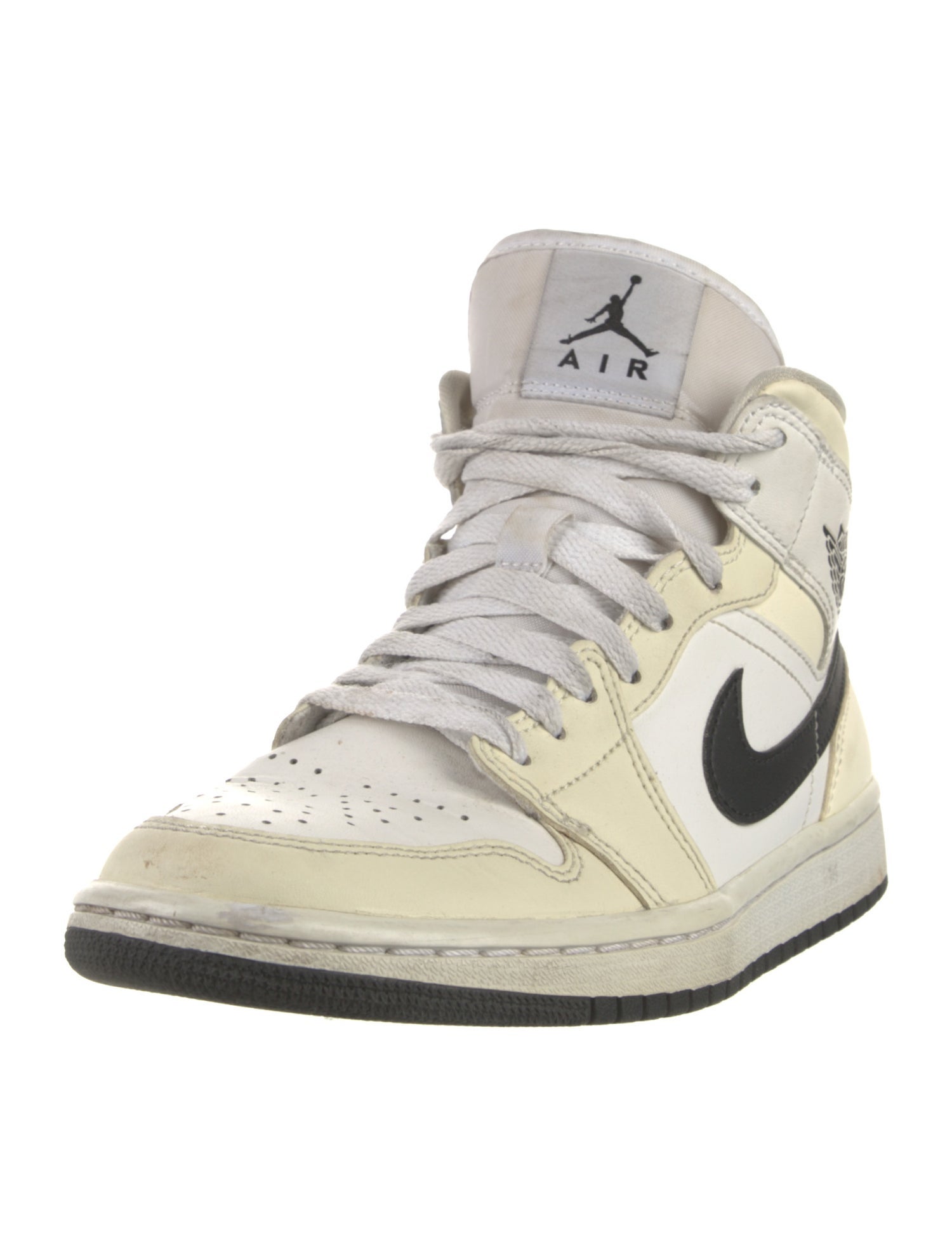 Nike Leather Printed Wedge Sneakers