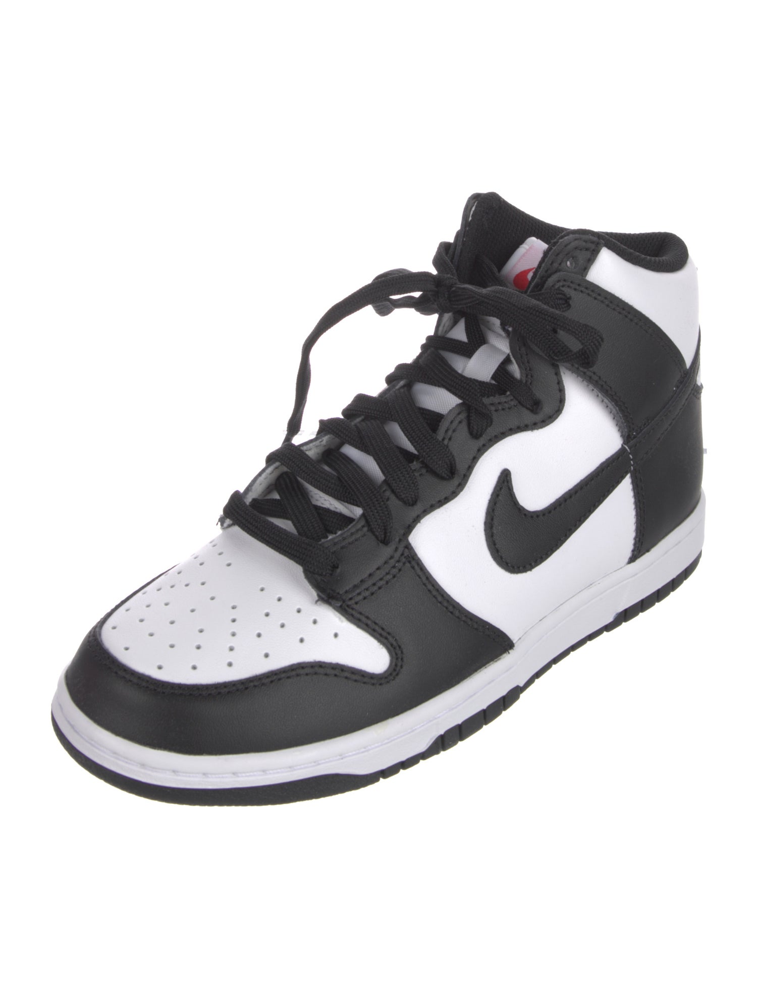 Nike Leather Colorblock Pattern Sneakers