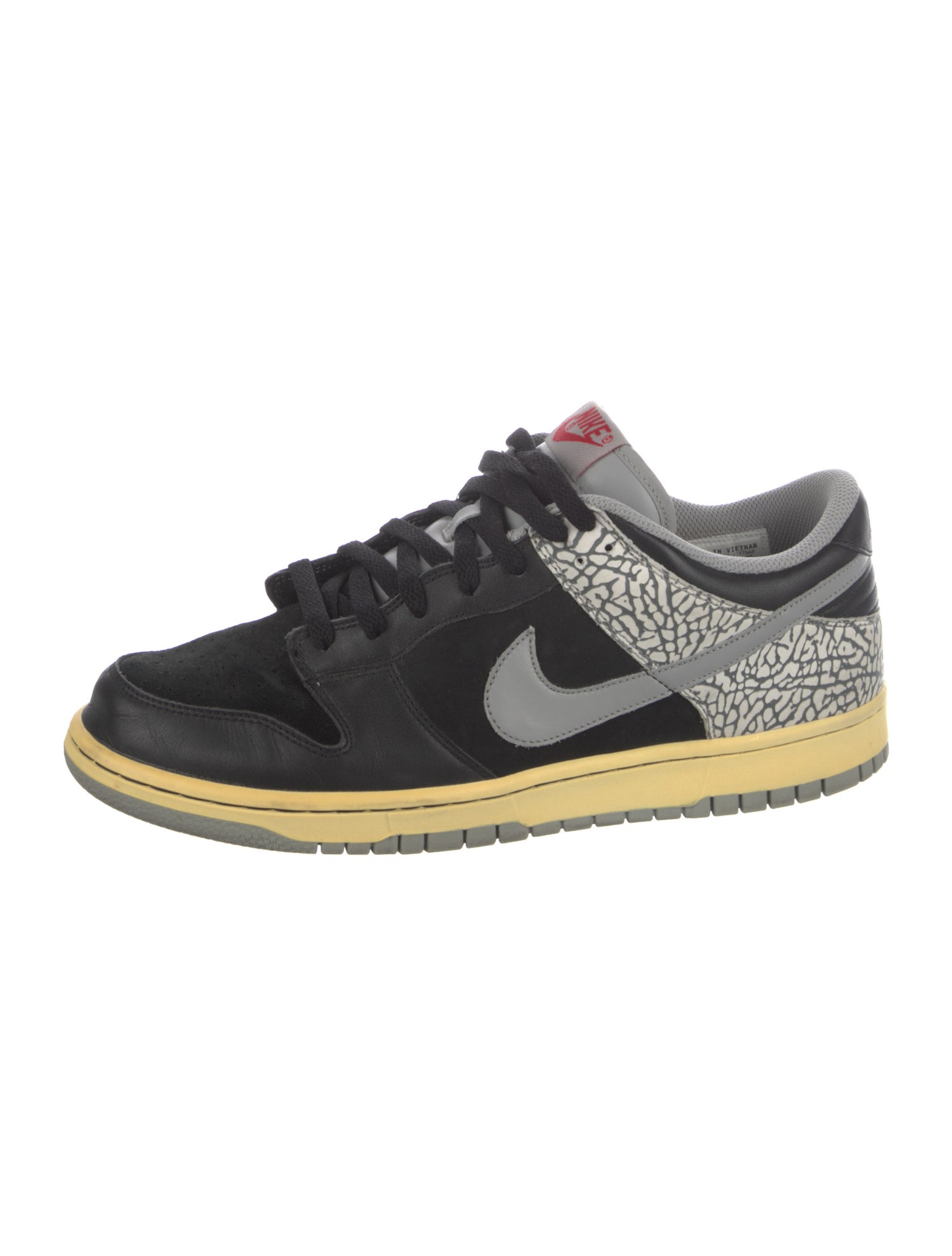 Nike Leather Printed Athletic Sneakers