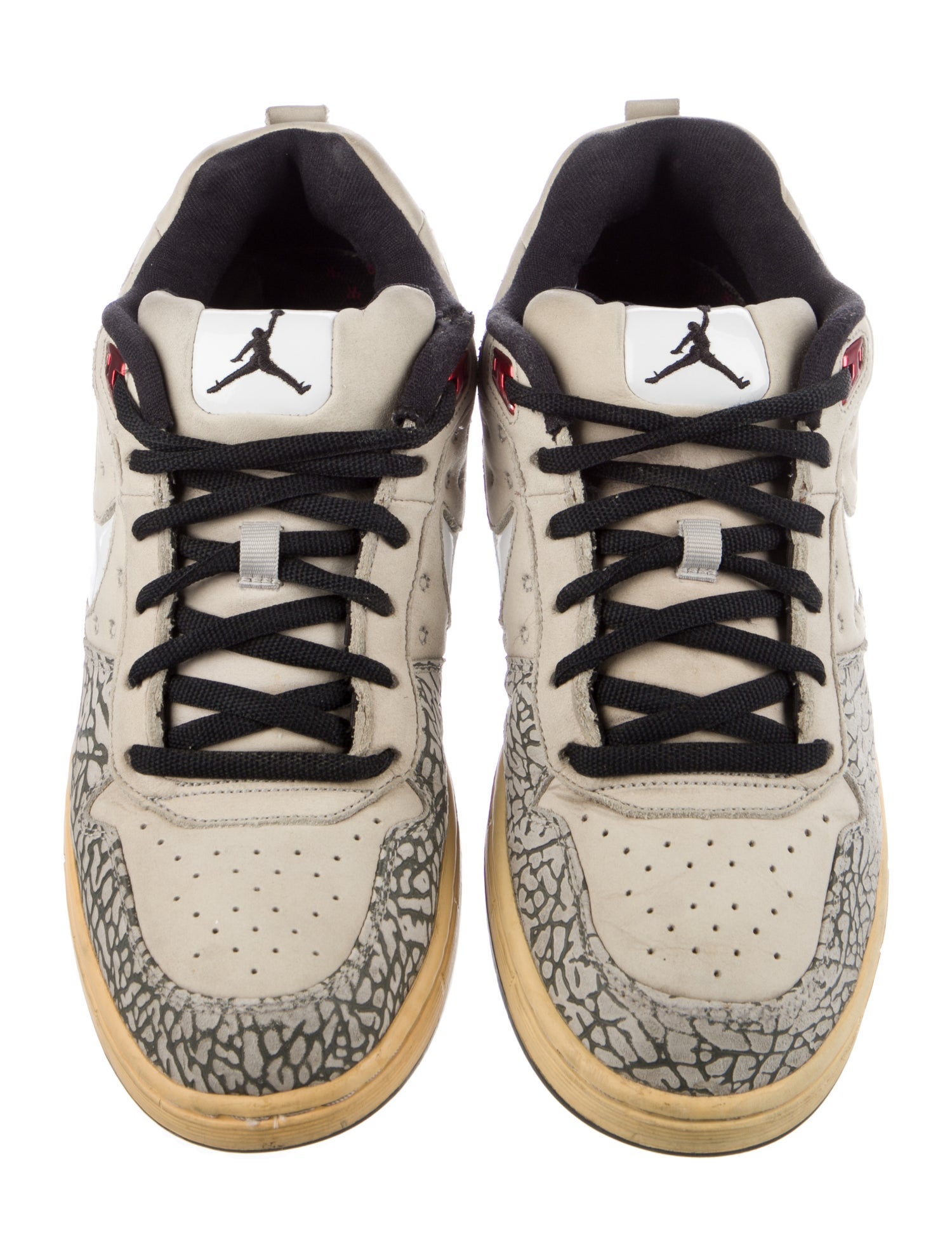 Nike Leather Patterned Athletic Sneakers