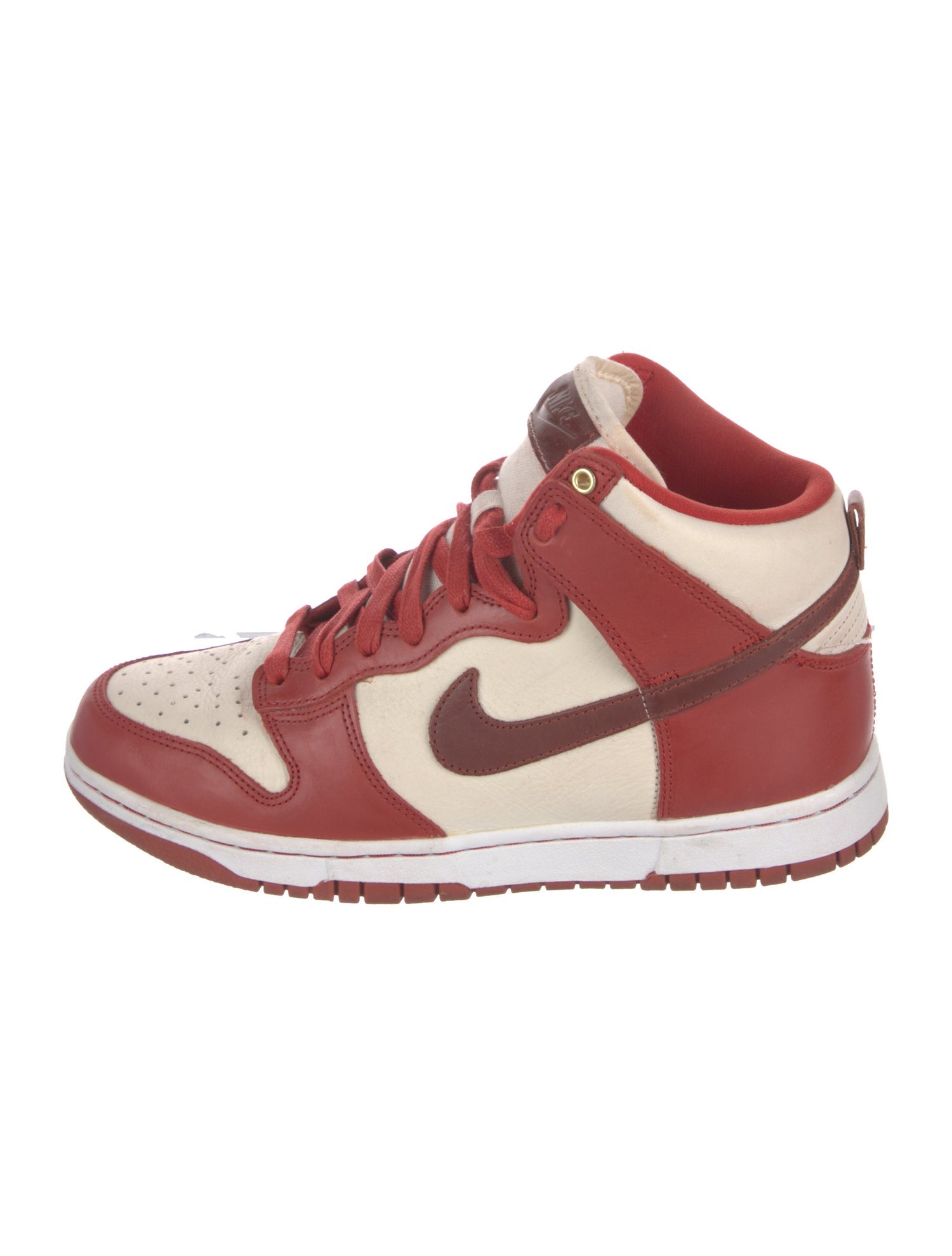 Nike Leather Colorblock Pattern Sneakers