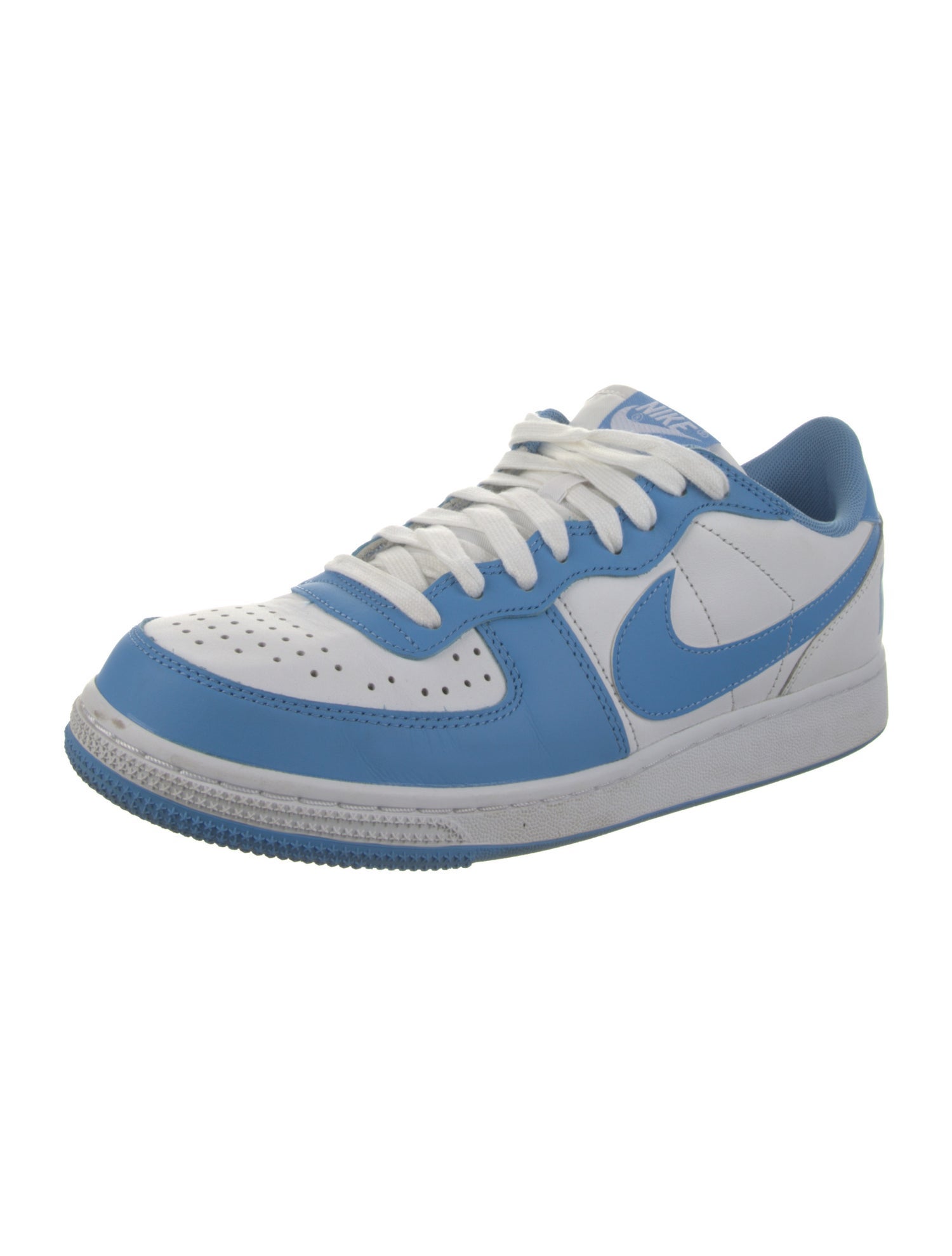 Nike Leather Colorblock Pattern Sneakers