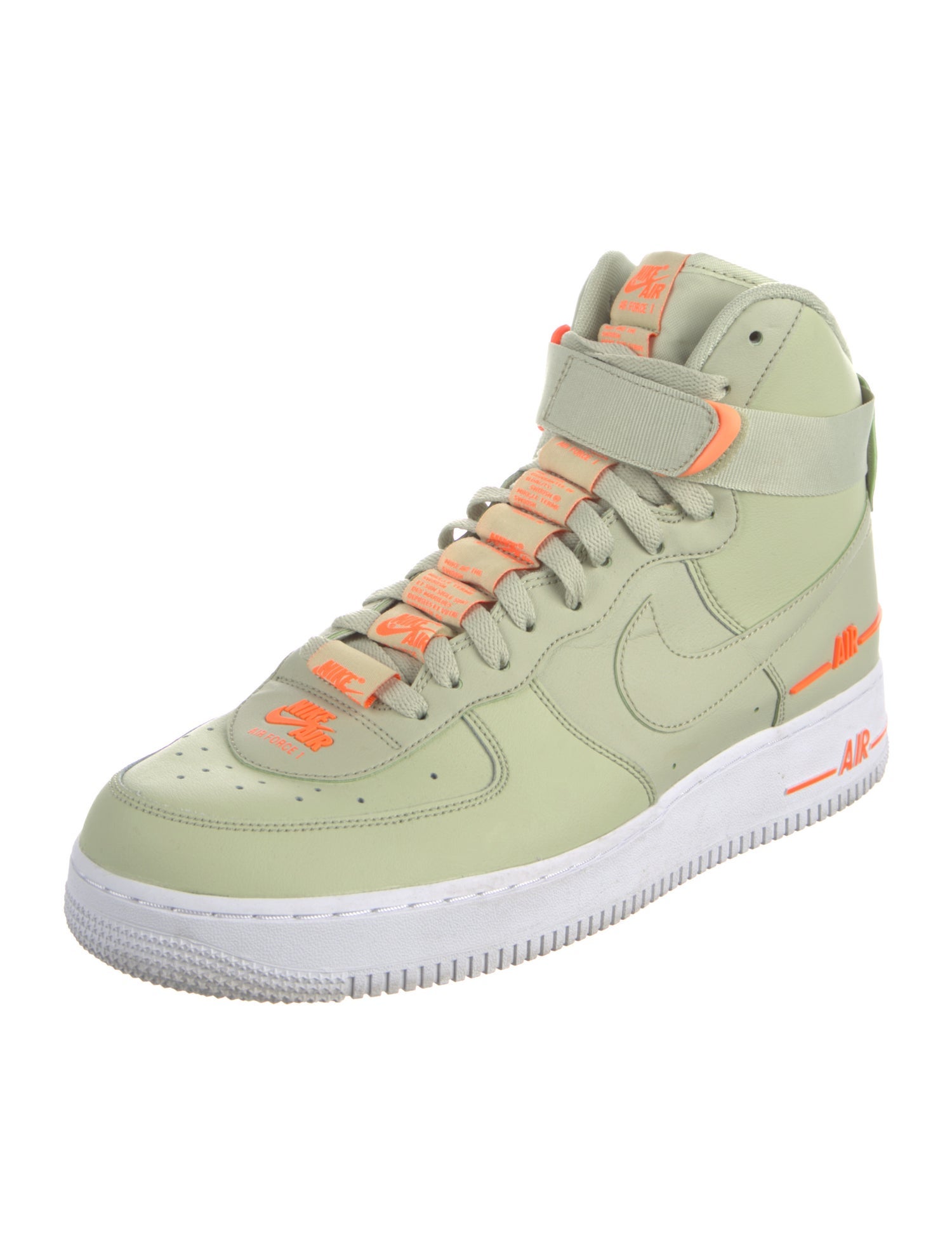 Nike Air Force 1 High Dual Air 'Olive Orange' Sneakers
