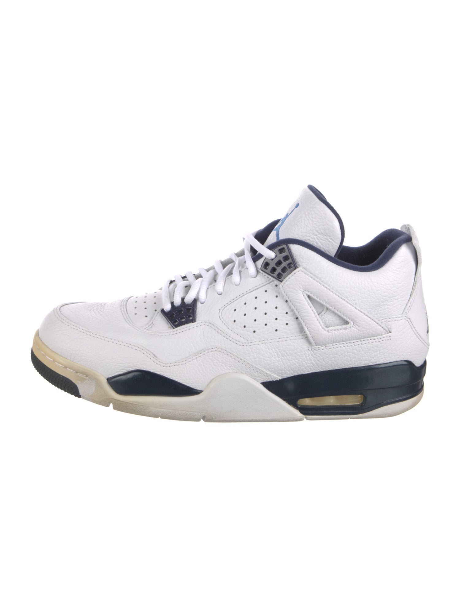 Jordan Leather Colorblock Pattern Sneakers