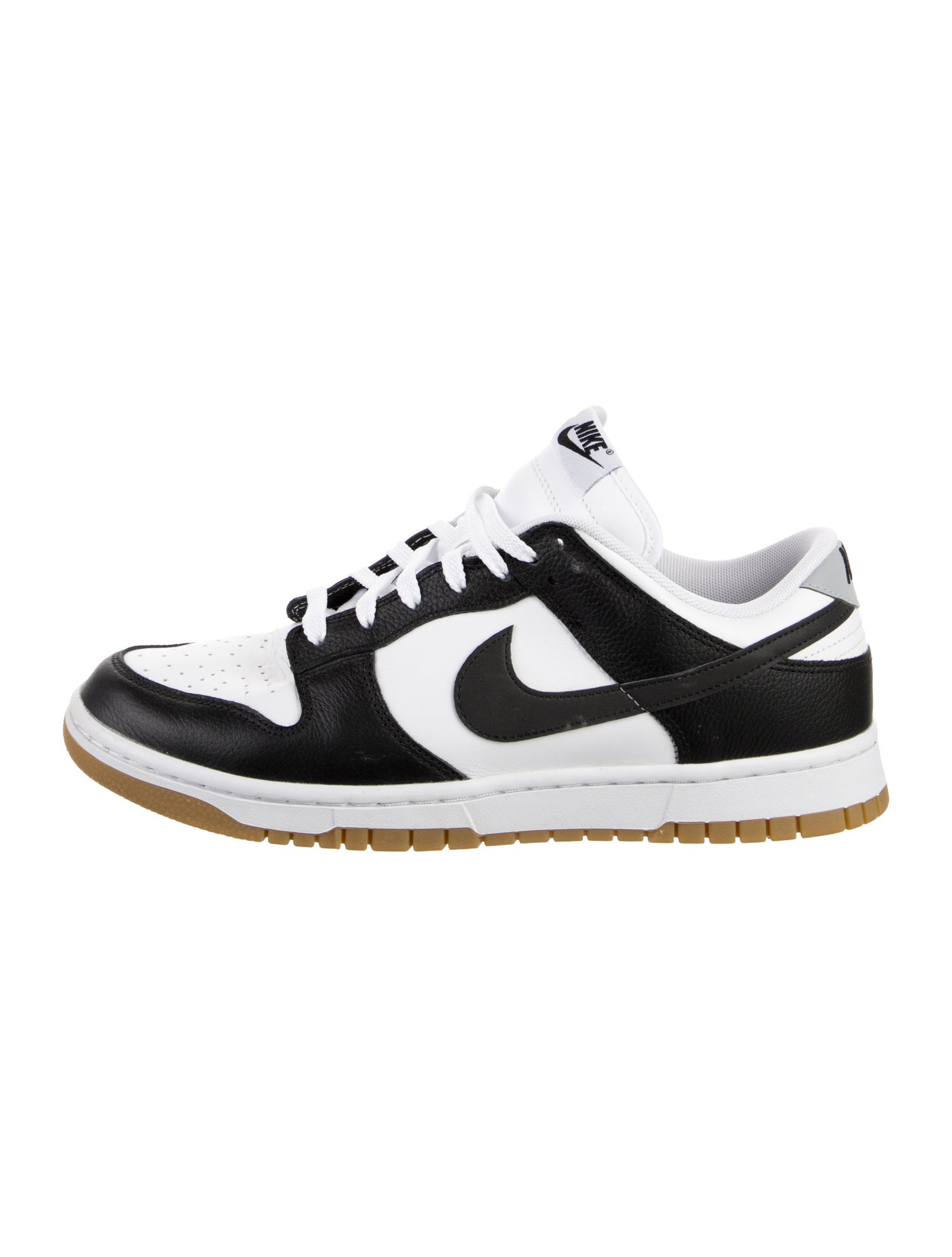 Nike Leather Colorblock Pattern Sneakers