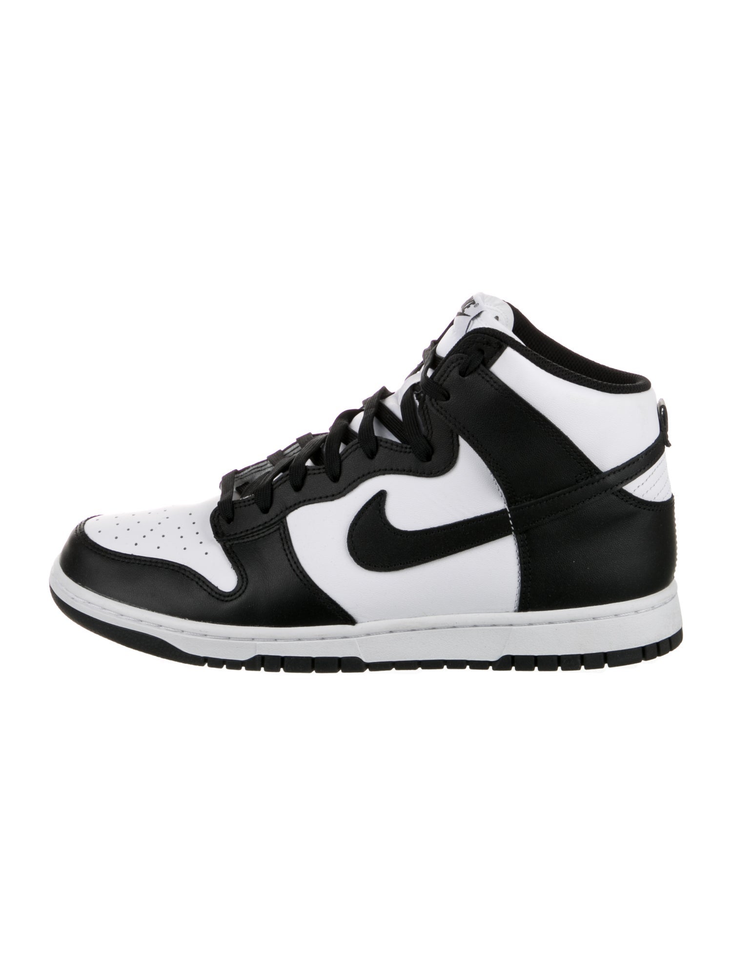 Nike Leather Colorblock Pattern Sneakers