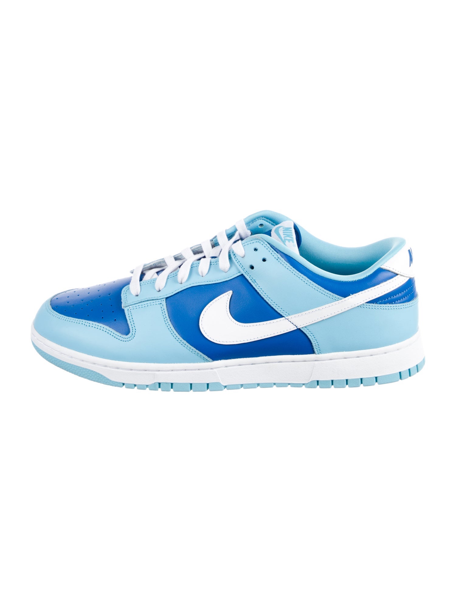 Nike Leather Colorblock Pattern Sneakers