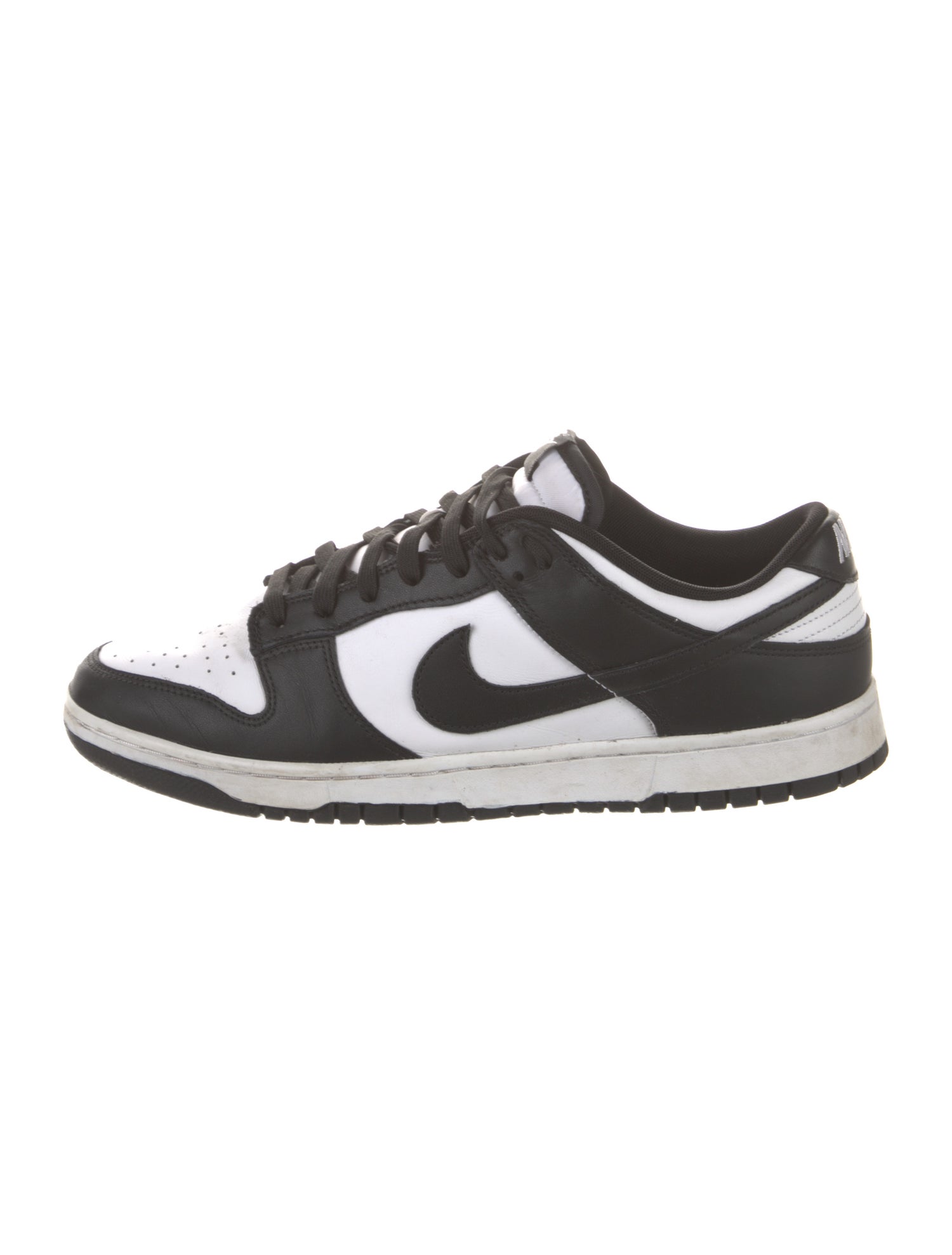 Nike Leather Colorblock Pattern Sneakers