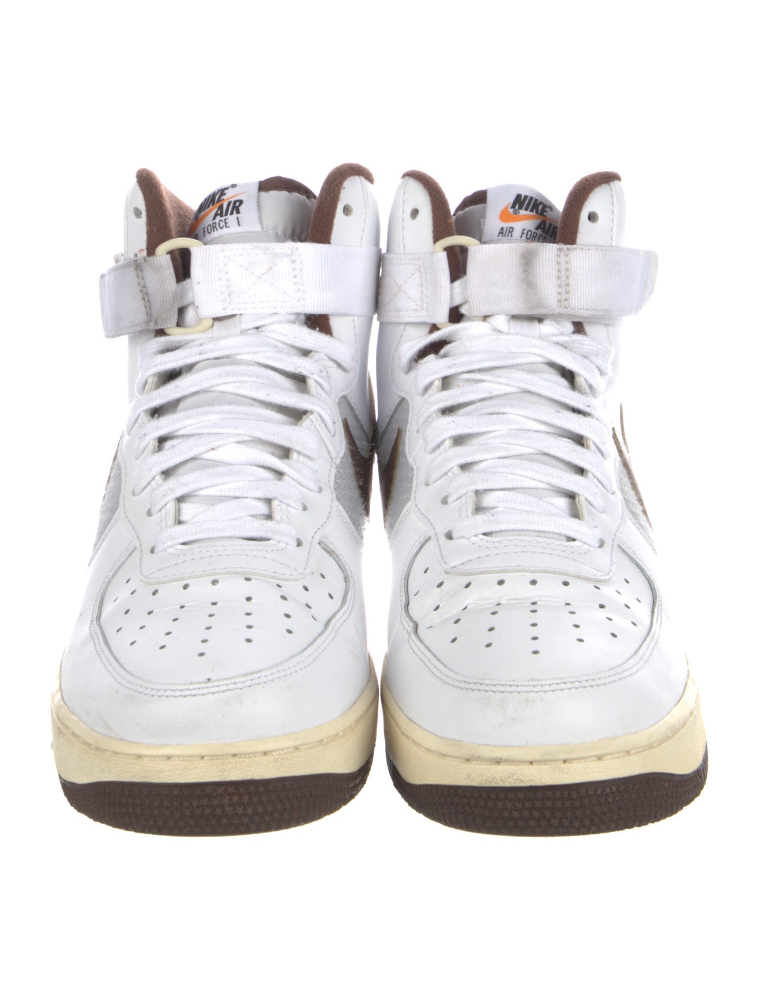 Nike Air Force 1 High '07 'White and Light Chocolate' Sneakers