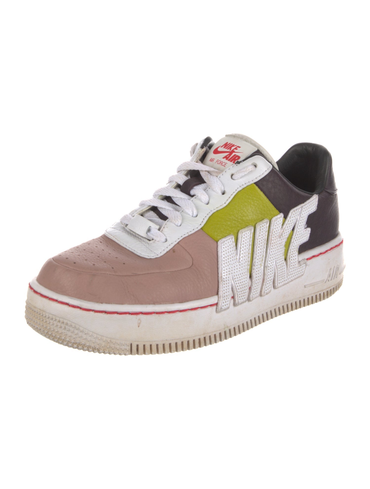 Nike Nike Air Force 1 Upstep Force Is Female Port Wine Bright Cactus (Women's) Sneakers