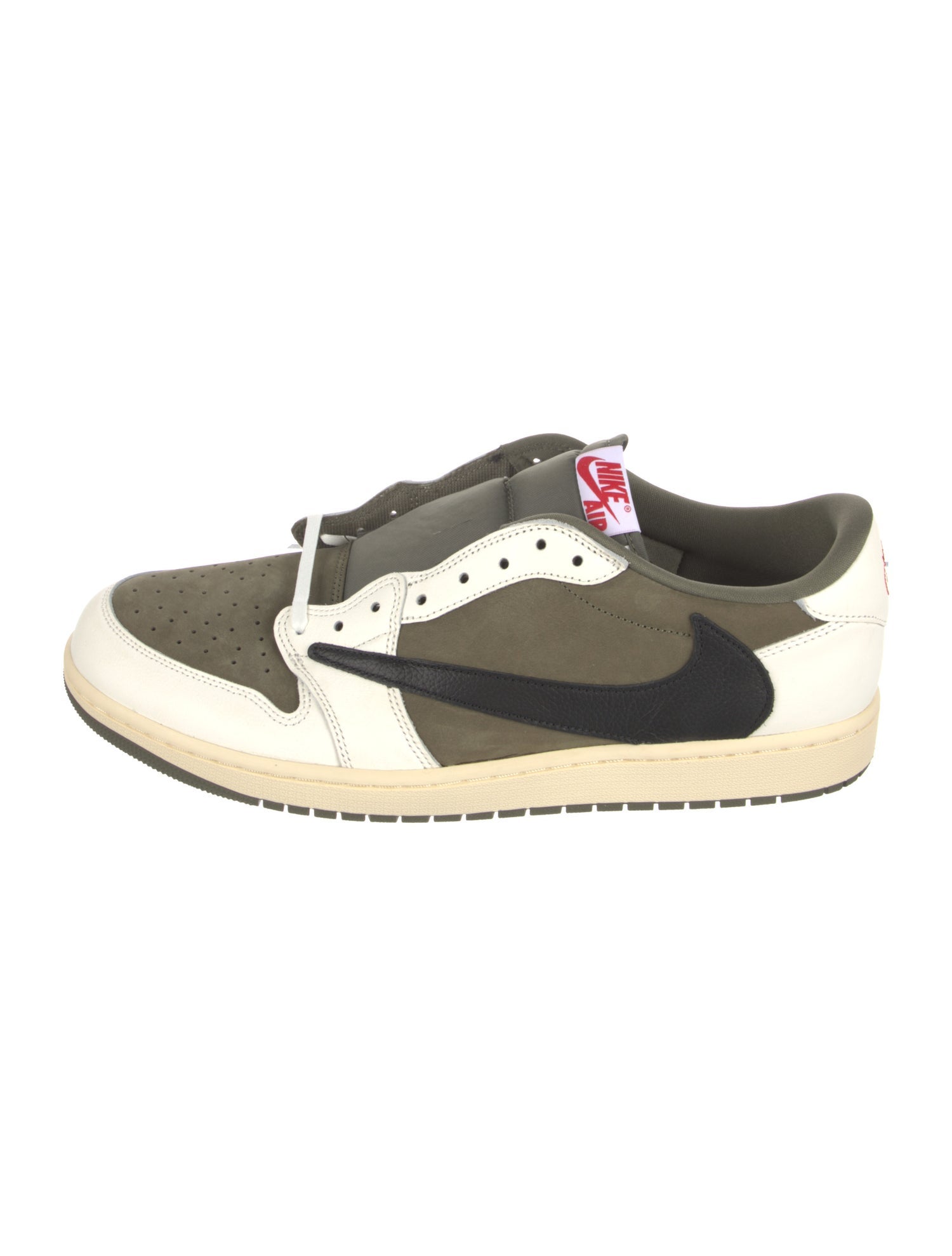 Nike Air Jordan 1 Low x Travis Scott Reverse Olive Sneakers