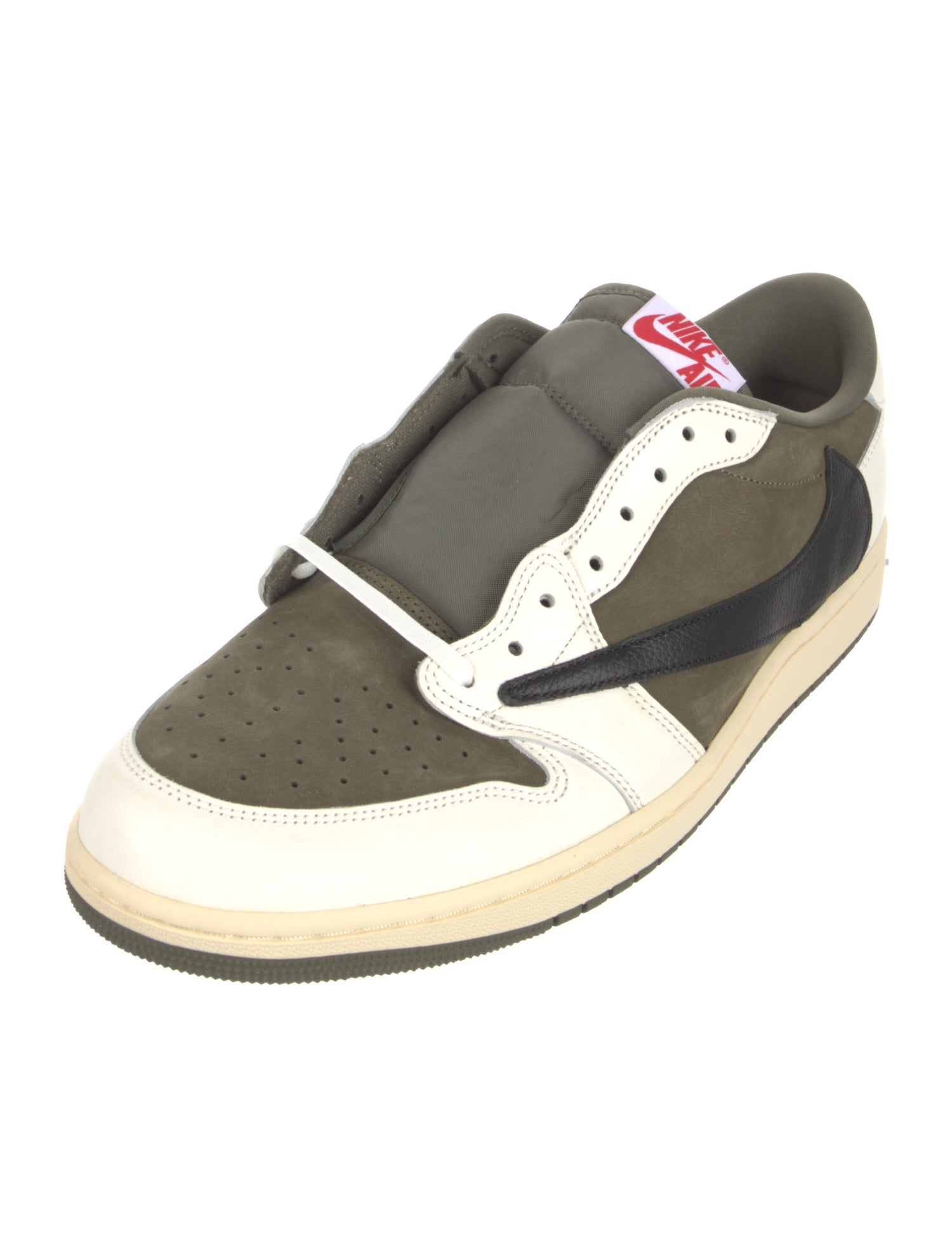 Nike Air Jordan 1 Low x Travis Scott Reverse Olive Sneakers