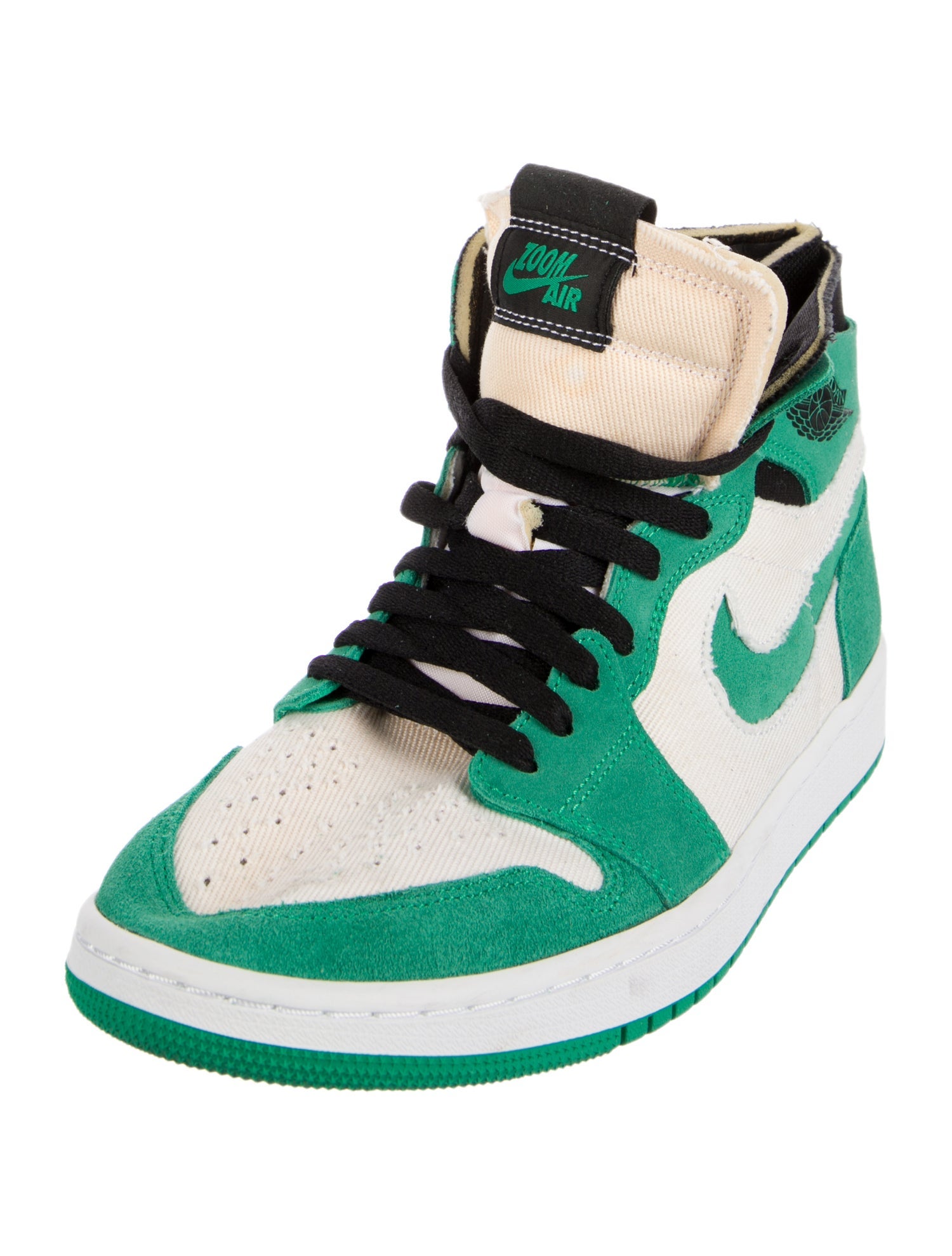 Nike Suede Colorblock Pattern Sneakers