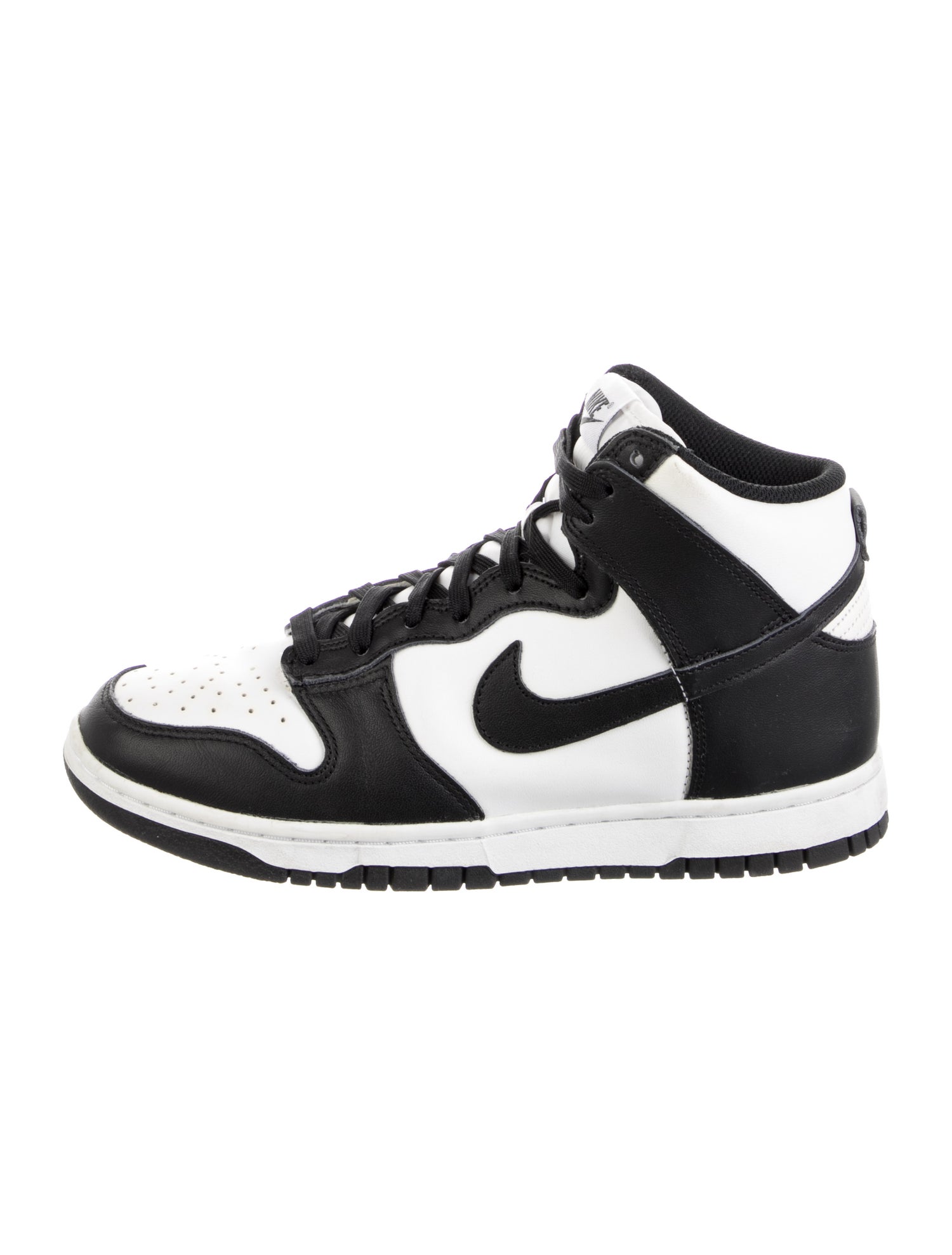 Nike Leather Colorblock Pattern Sneakers
