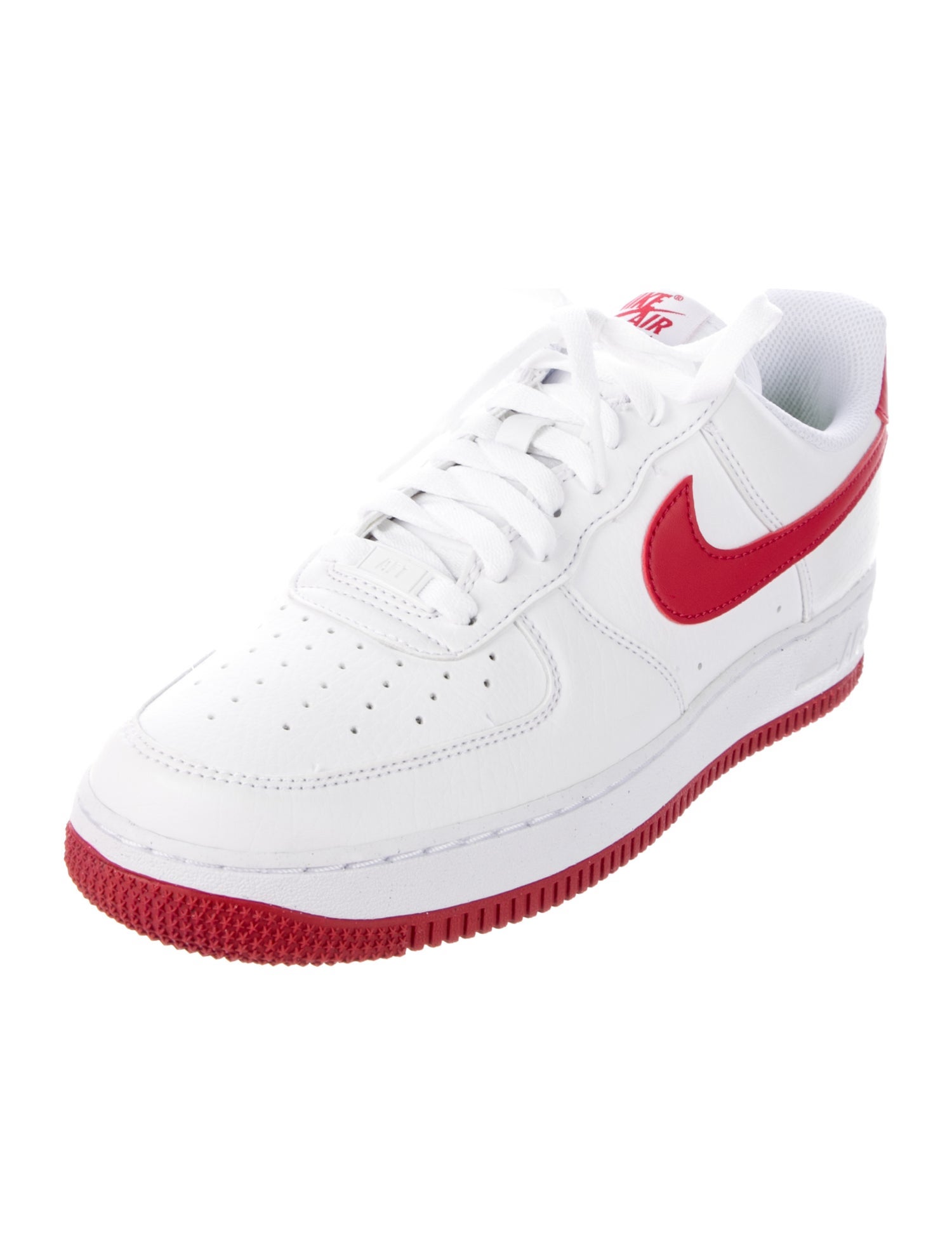 Nike Nike Air Force 1 Low '07 Next Nature White Volt Gym Red Sneakers w/ Tags