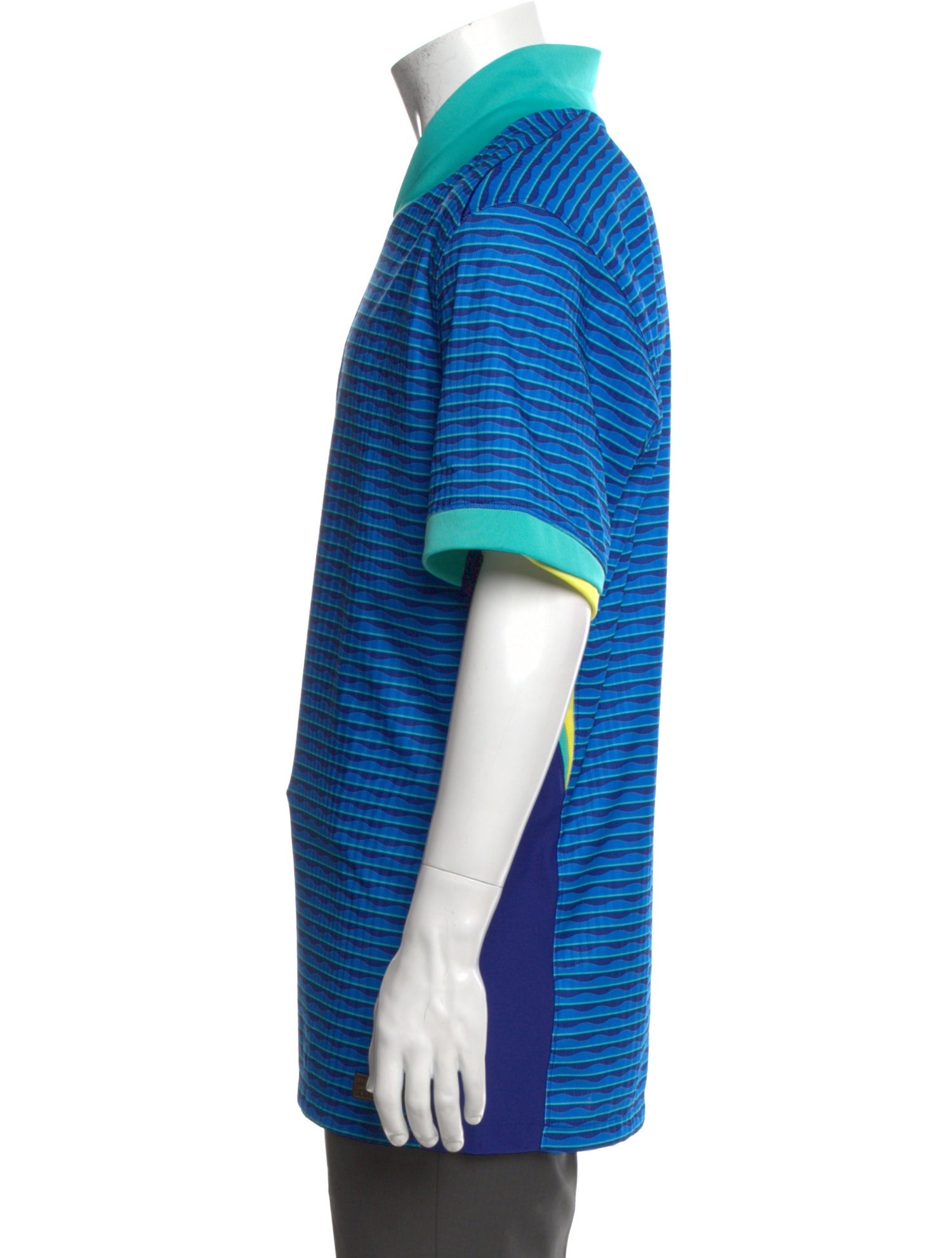 Nike Striped Mock Neck T-Shirt