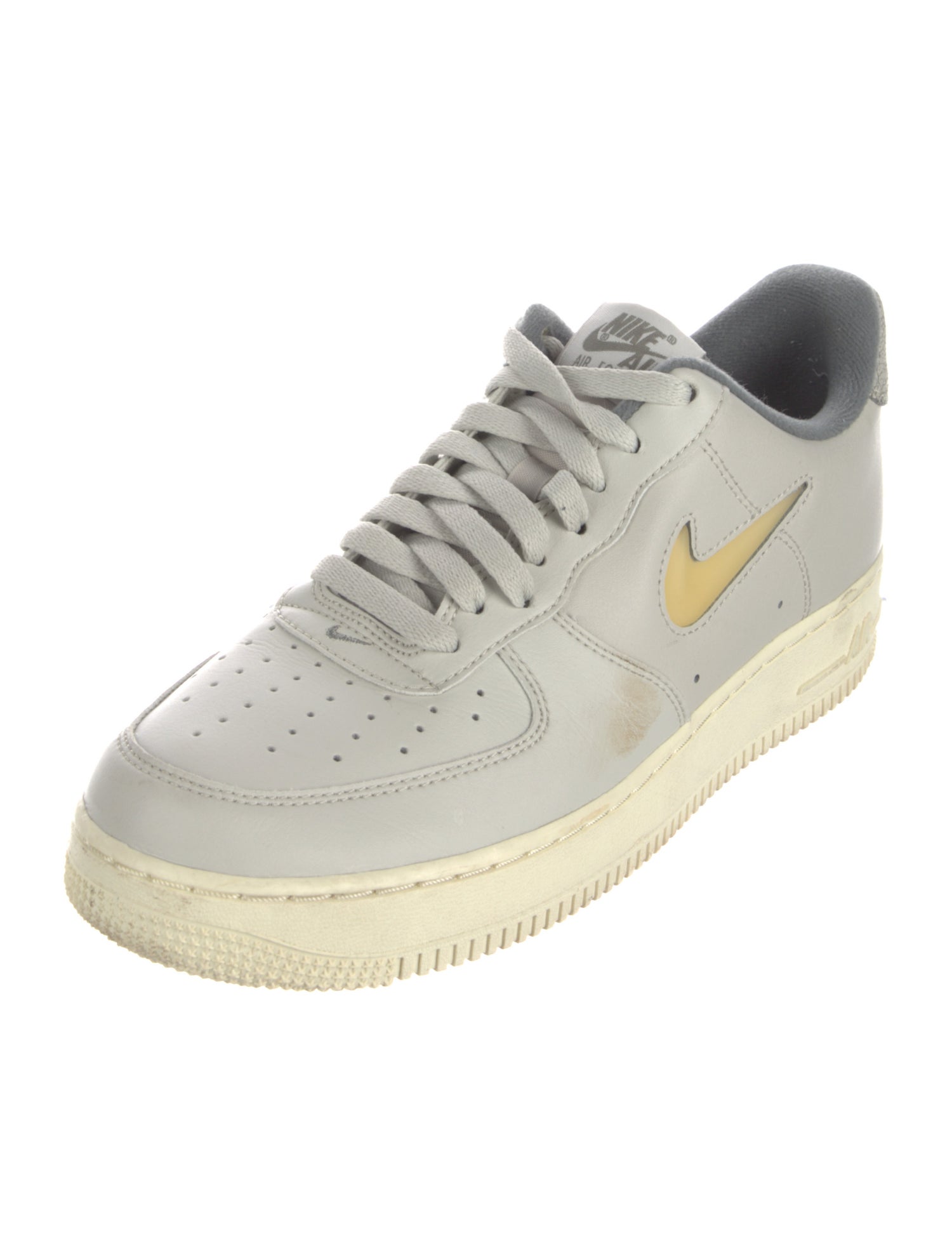 Nike Leather Colorblock Pattern Sneakers