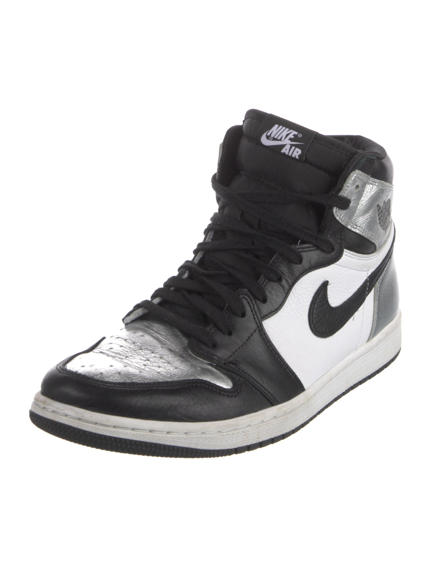 Nike Jordan 1 Retro High Silver Toe (Women's) Sneakers