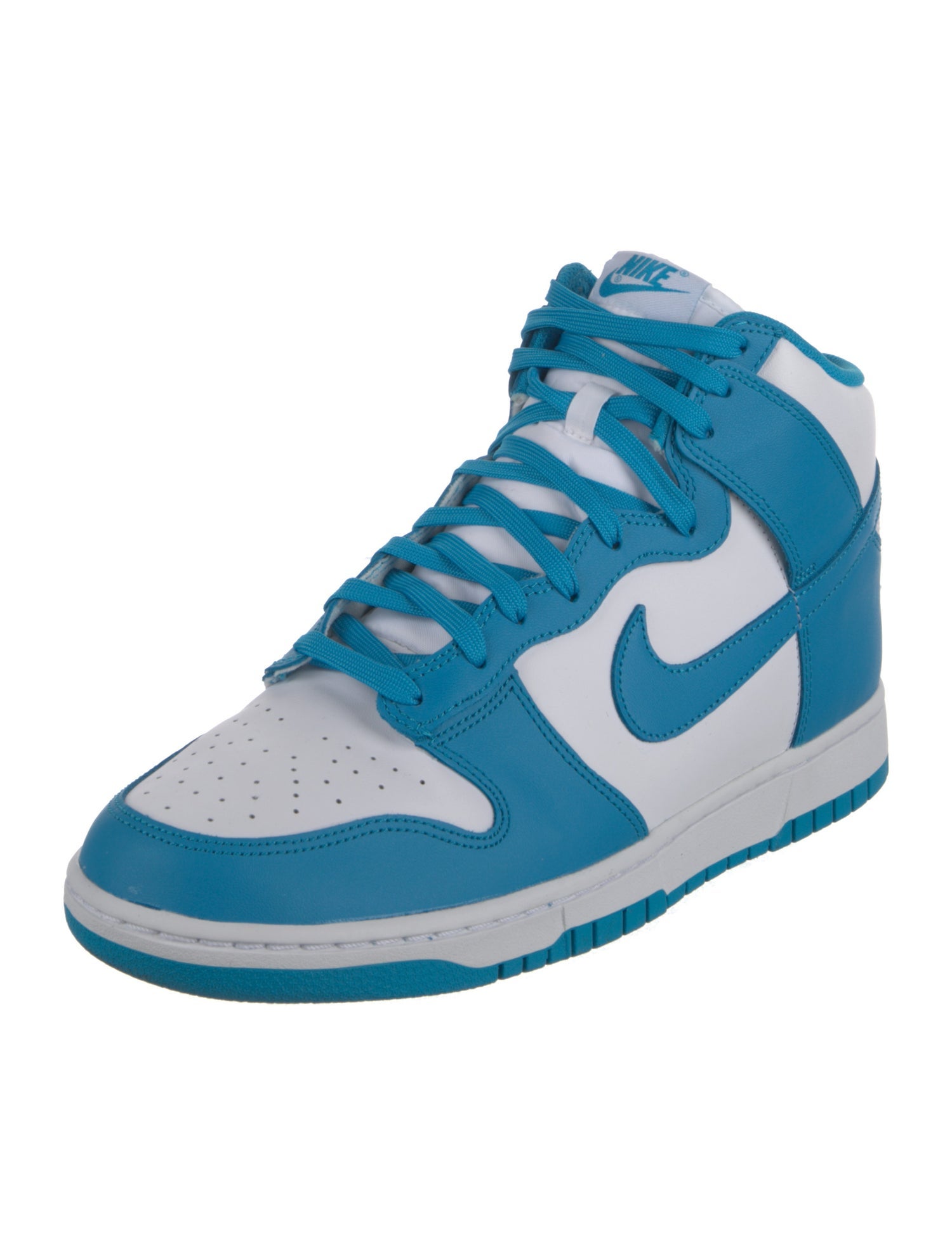 Nike Leather Colorblock Pattern Sneakers