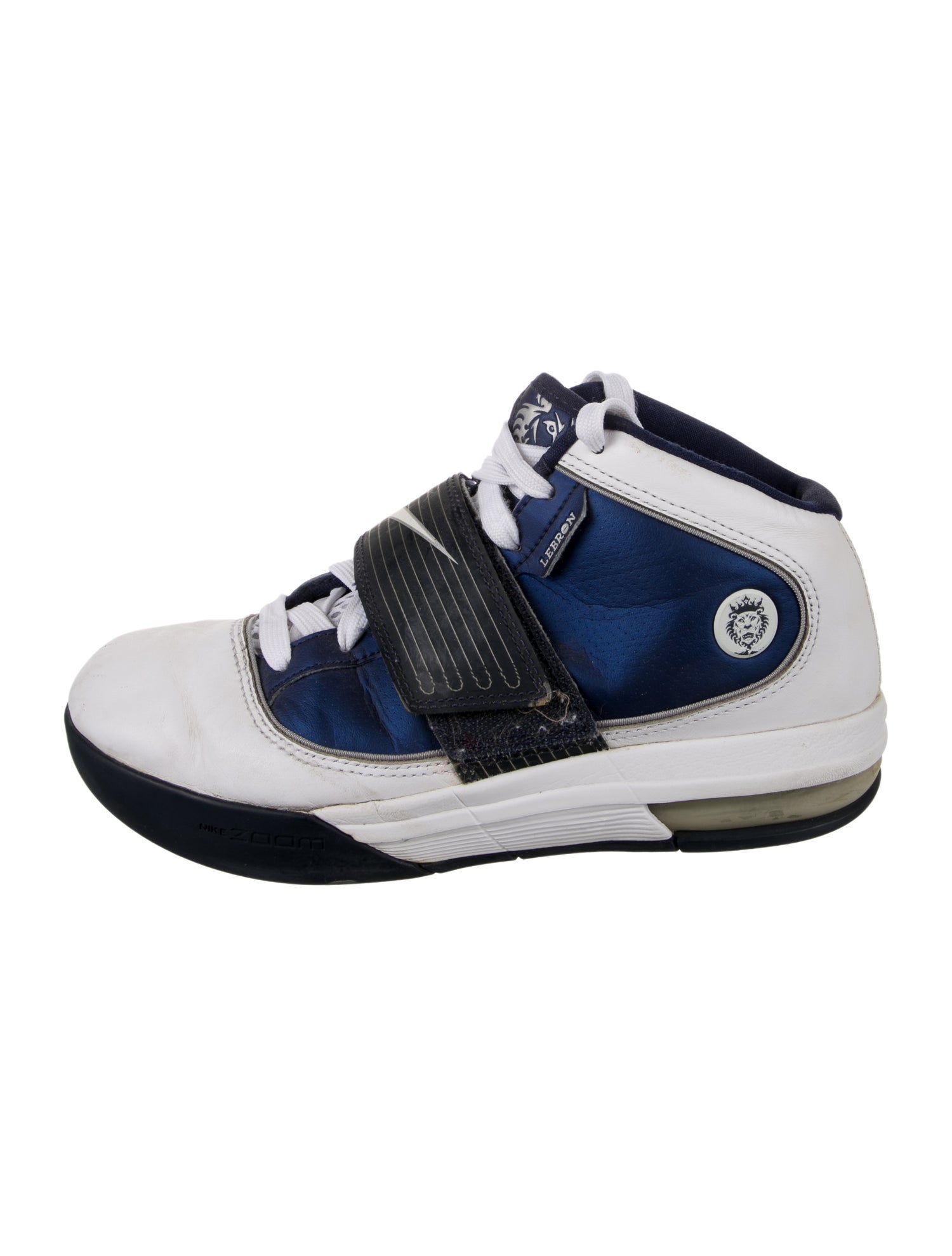 Nike Leather Colorblock Pattern Sneakers