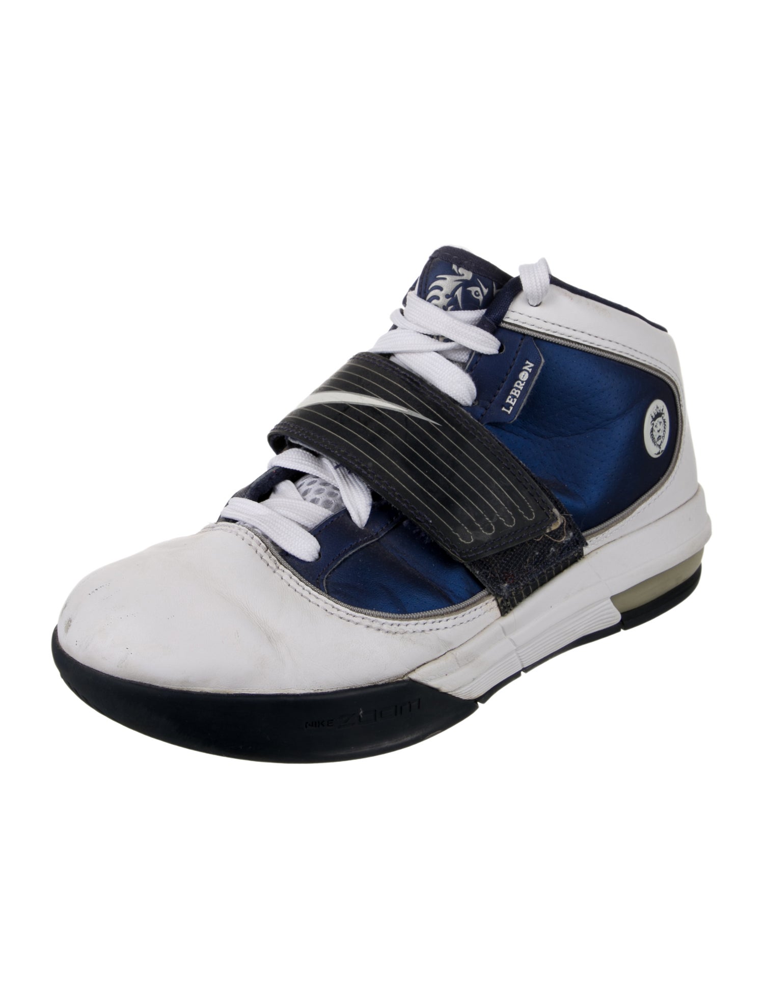 Nike Leather Colorblock Pattern Sneakers