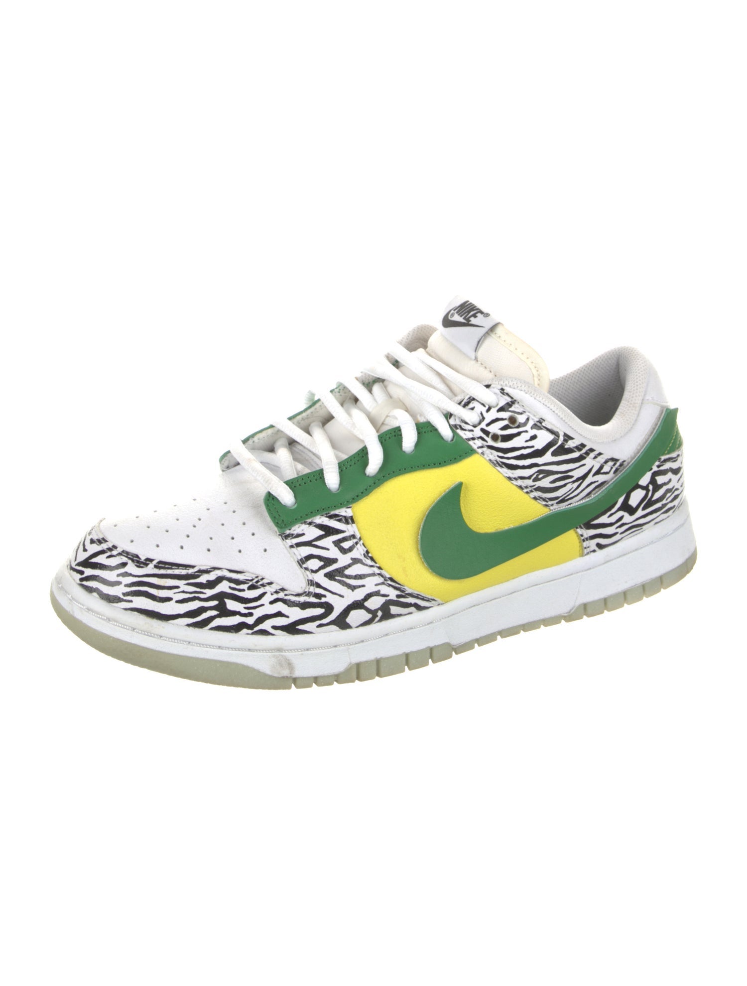 Nike Leather Animal Print Athletic Sneakers