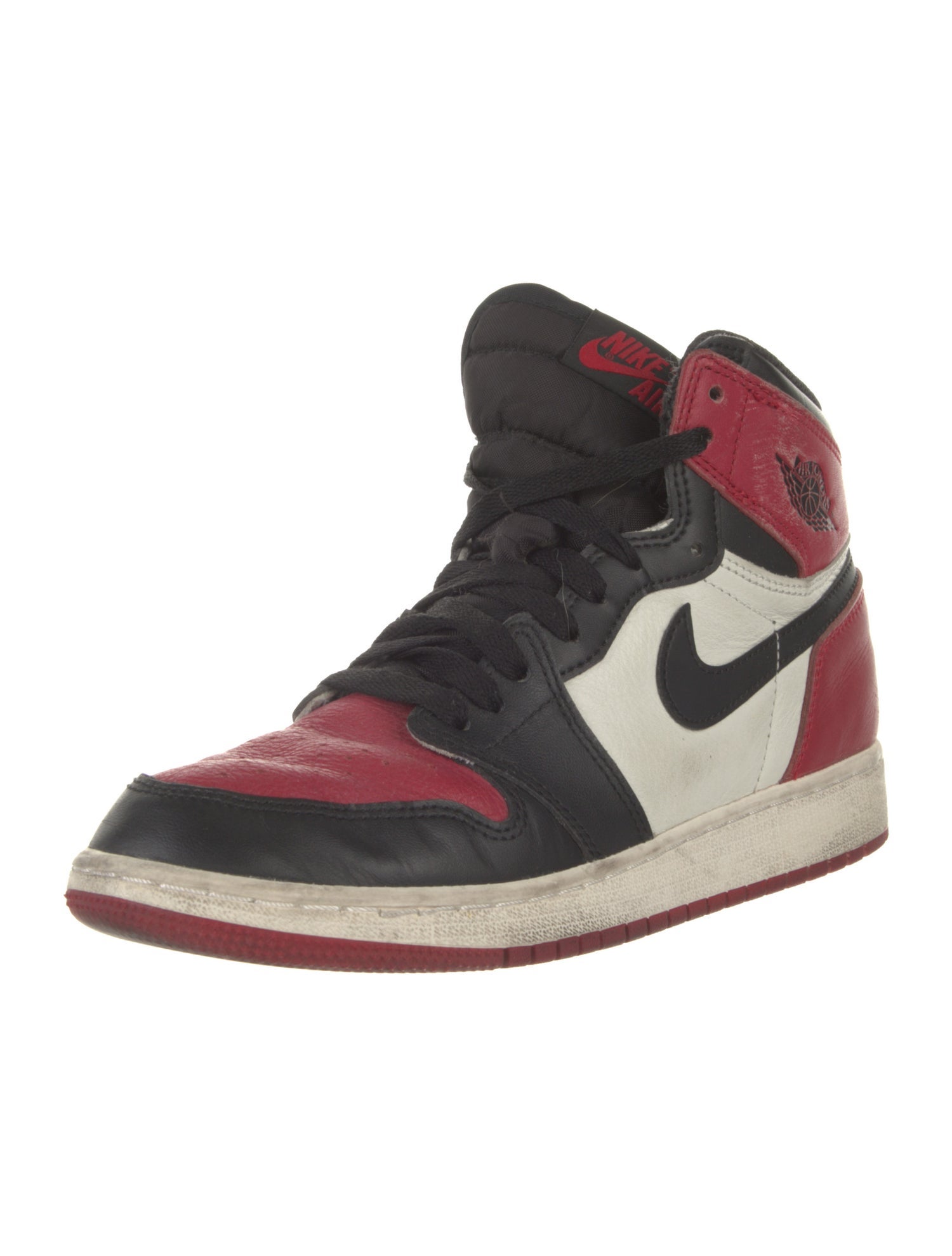 Nike Leather Colorblock Pattern Sneakers