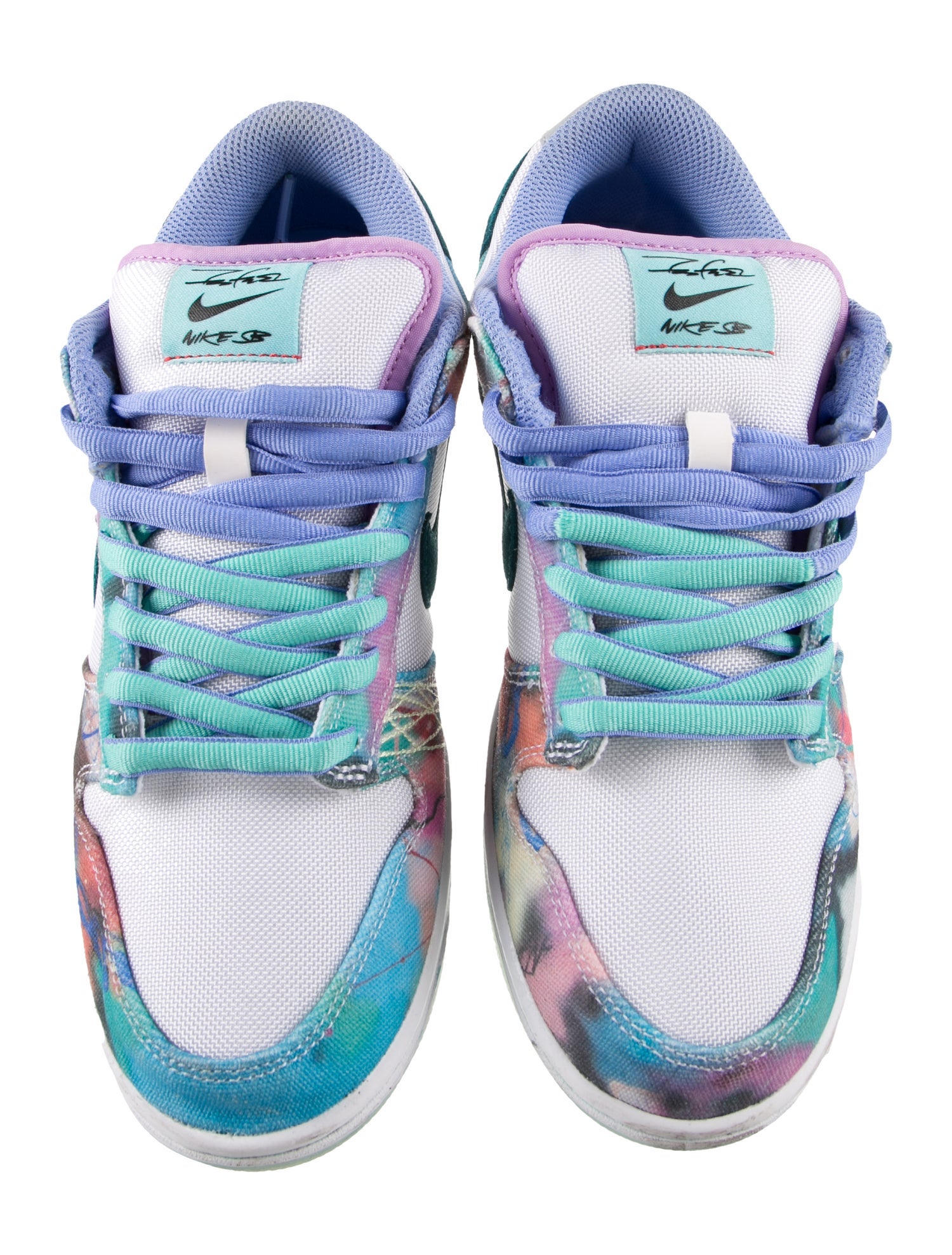 Nike SB Dunk Low Futura Laboratories Bleached Aqua Sneakers