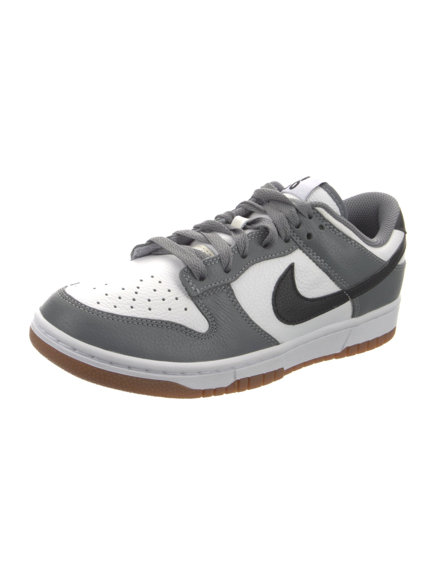 Nike Leather Colorblock Pattern Sneakers