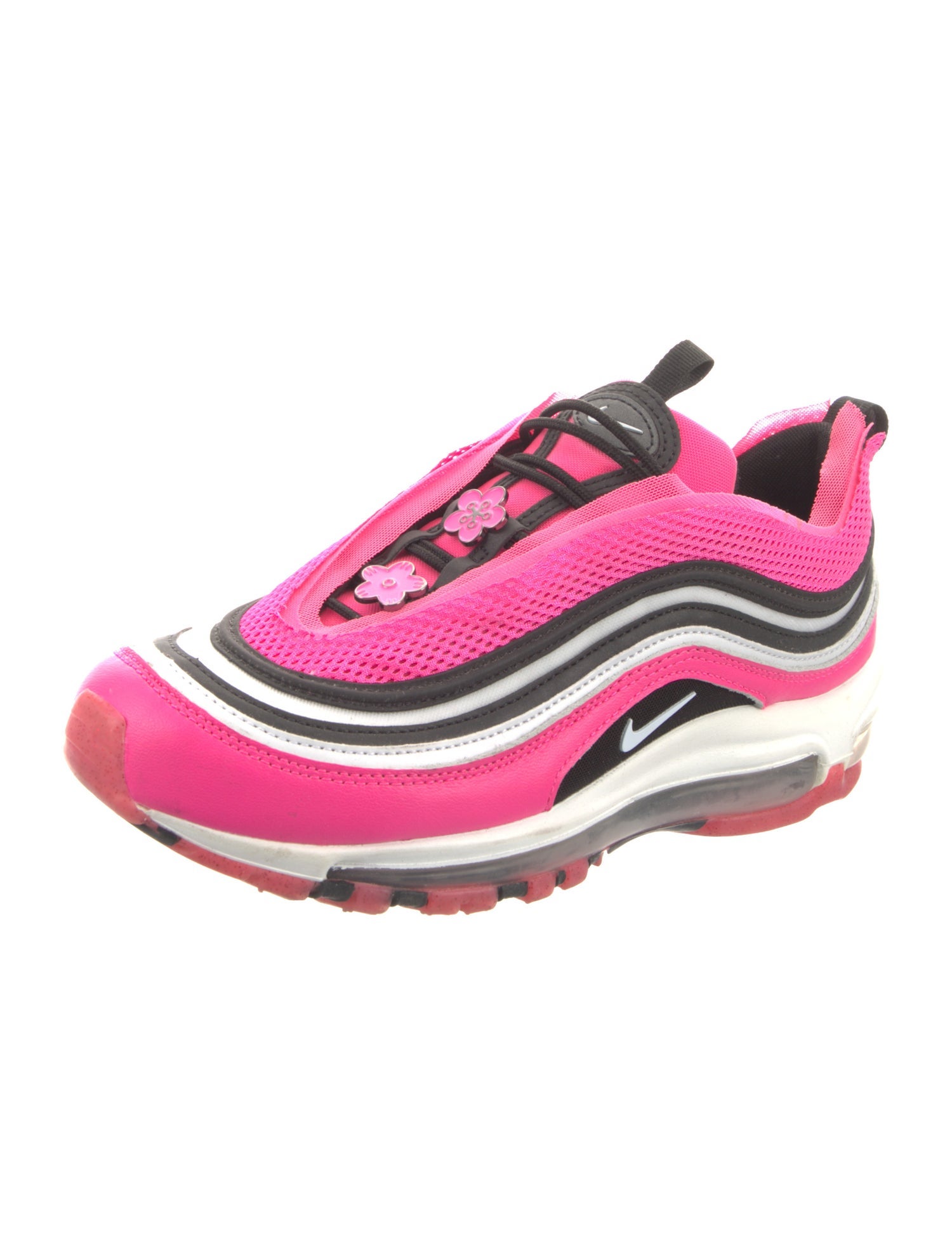 Nike Leather Striped Athletic Sneakers