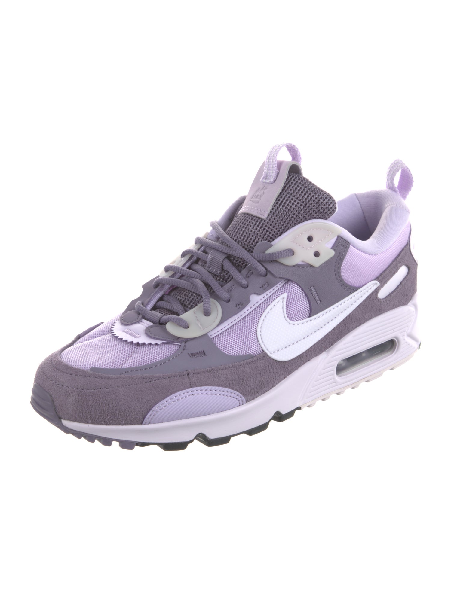 Nike Suede Colorblock Pattern Sneakers