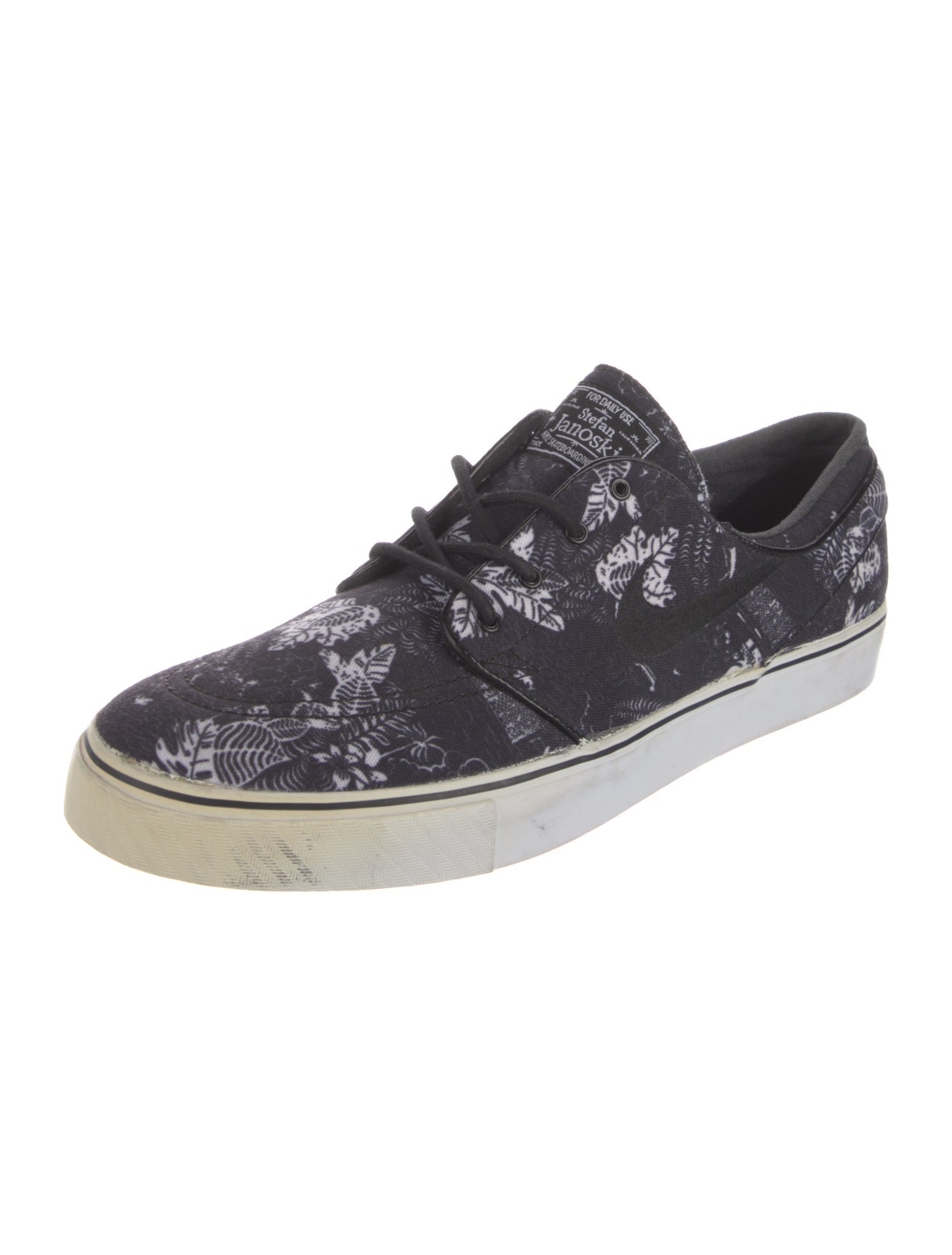 Nike Nike Stefan Janoski Floral Black White Gum Sneakers