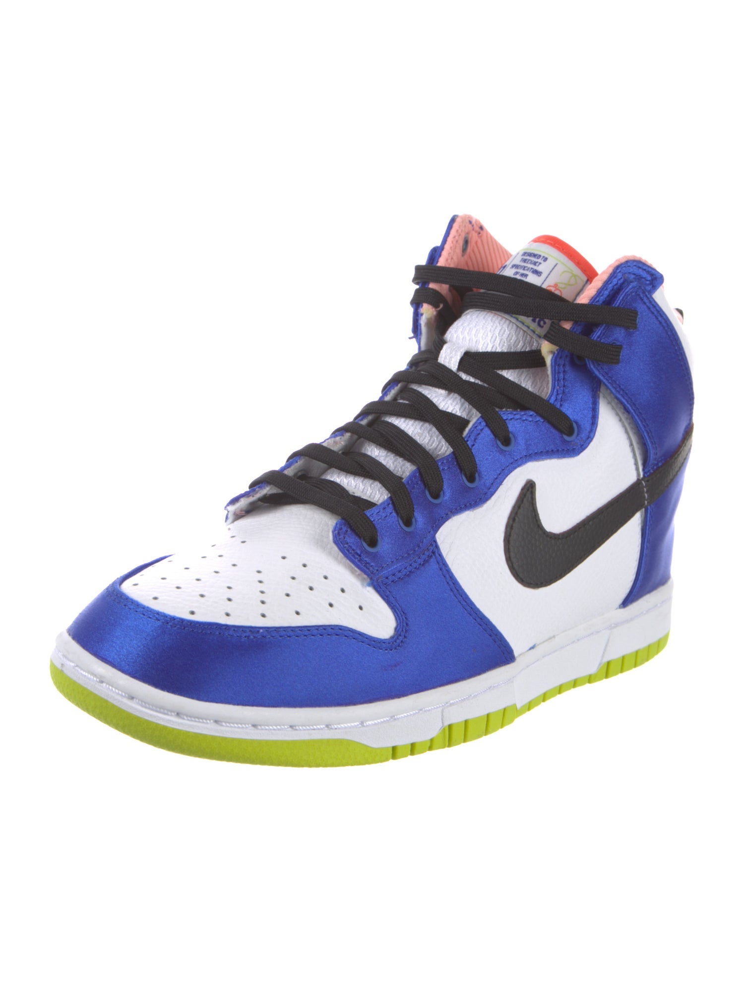 Nike Dunk High 'Blue Satin' Wedge Sneakers
