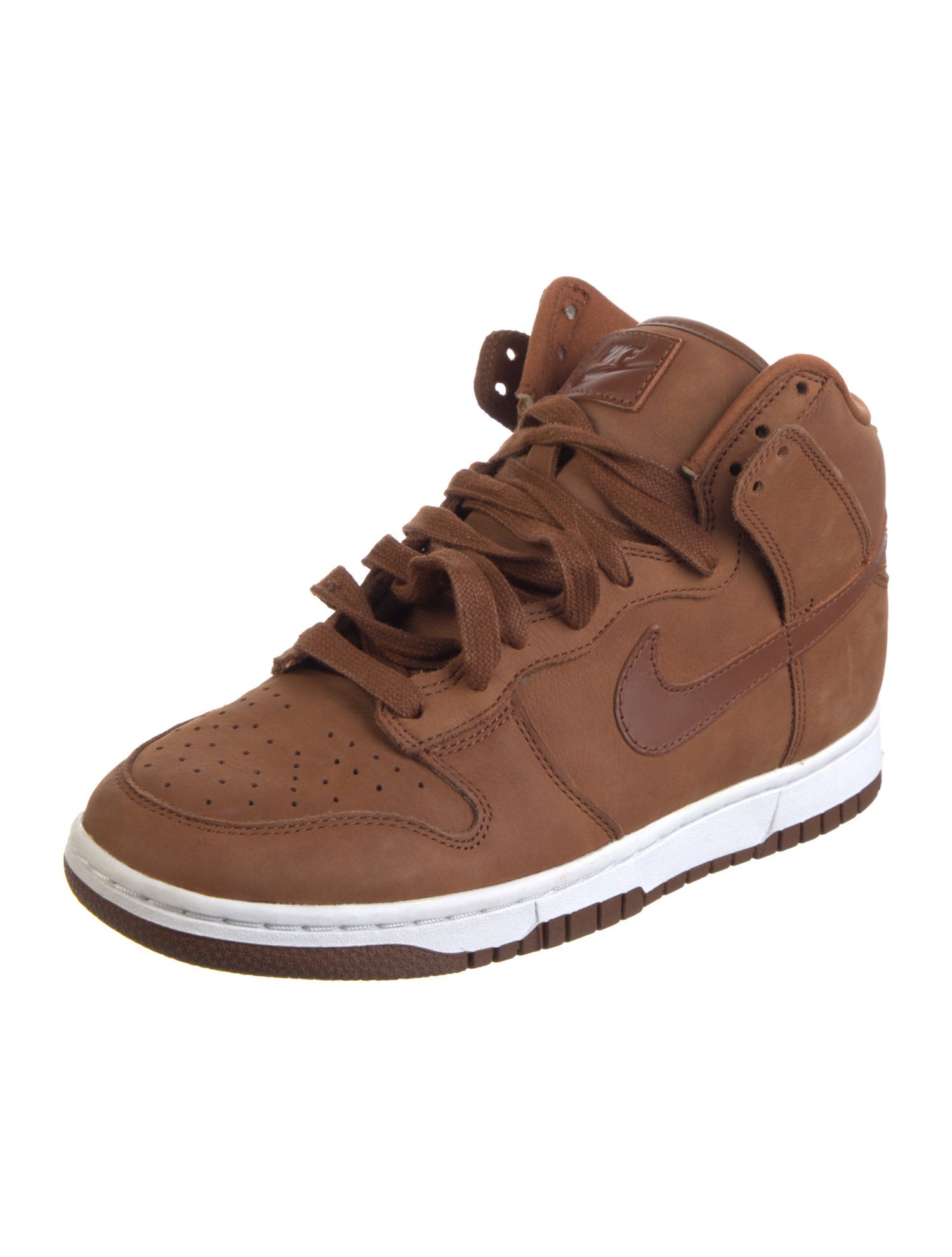 Nike Leather Wedge Sneakers