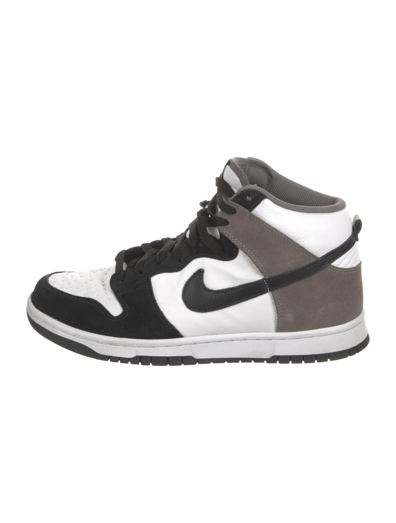 Nike Leather Colorblock Pattern Sneakers