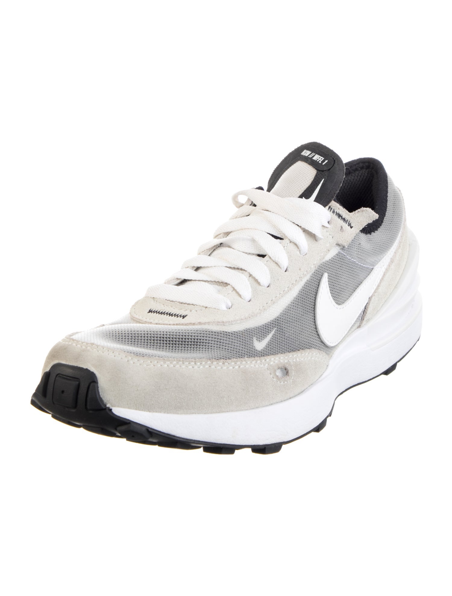 Nike Suede Colorblock Pattern Sneakers