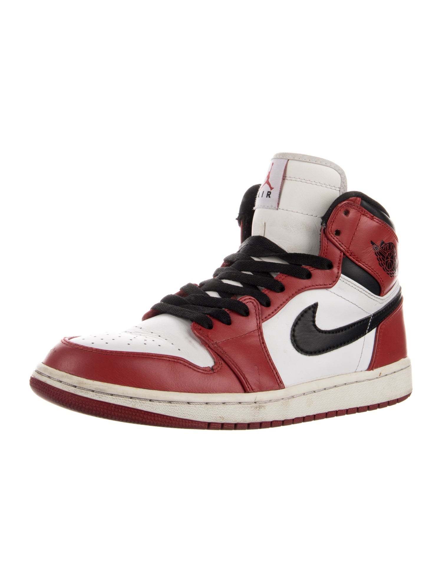 Nike Leather Colorblock Pattern Sneakers