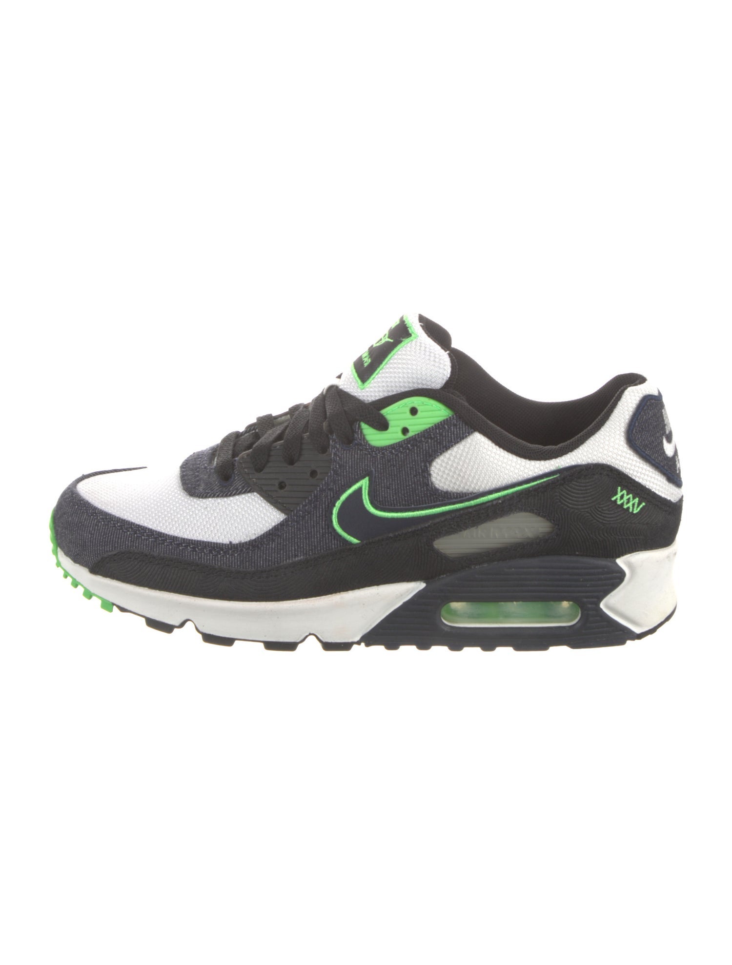 Nike Denim Colorblock Pattern Athletic Sneakers