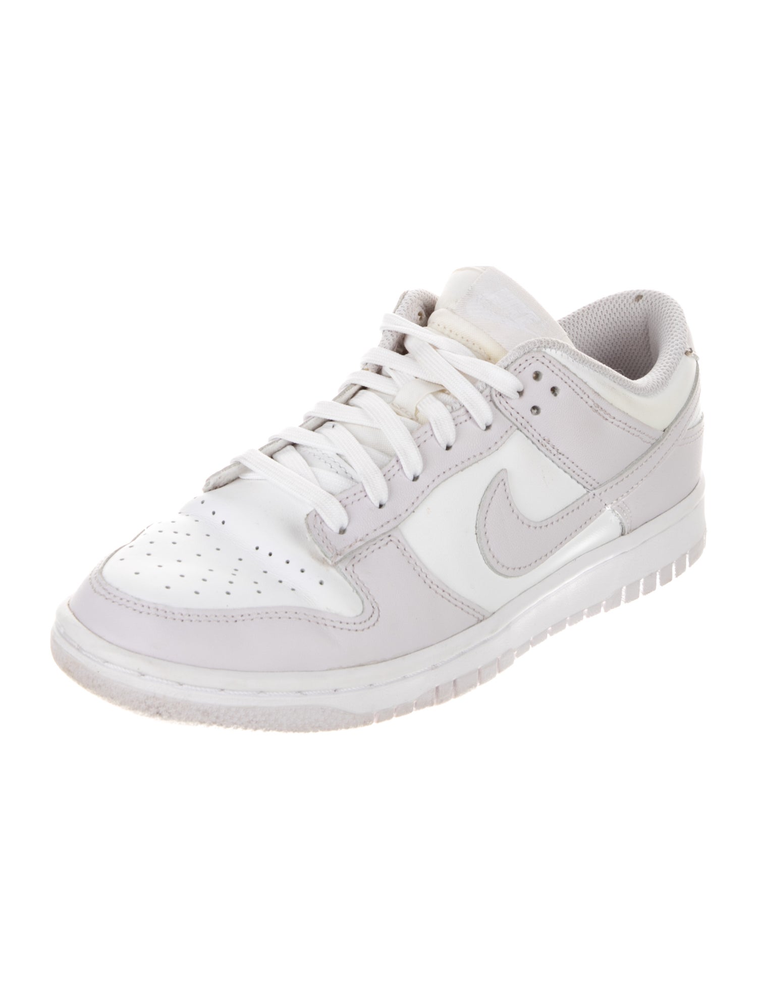 Nike Leather Colorblock Pattern Athletic Sneakers