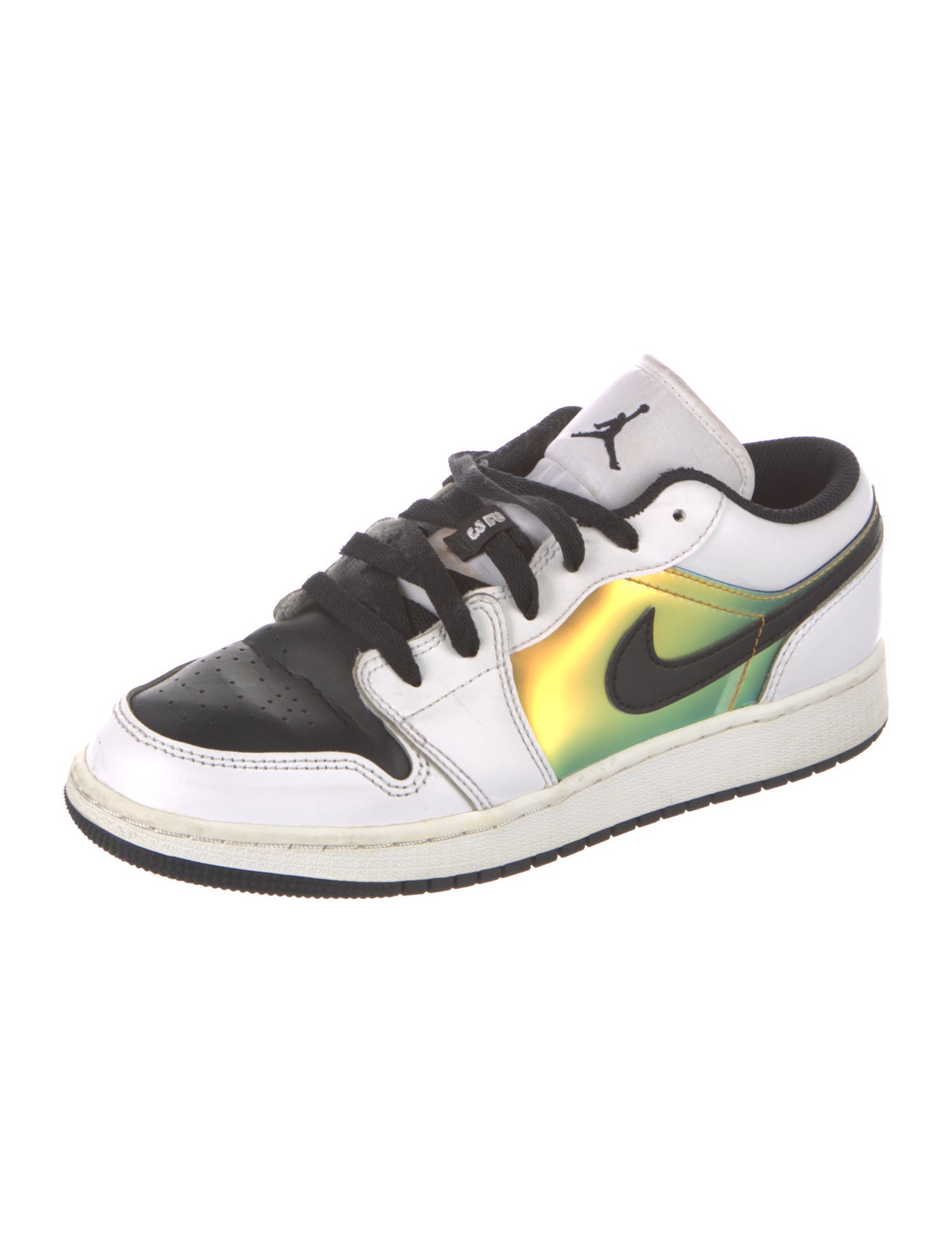 Nike Leather Colorblock Pattern Sneakers