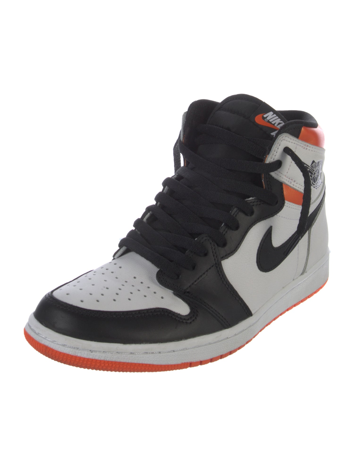 Jordan Leather Colorblock Pattern Sneakers