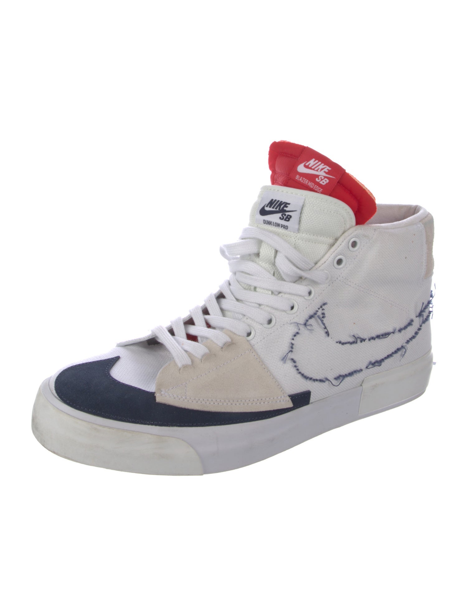 Nike SB Canvas Colorblock Pattern Sneakers