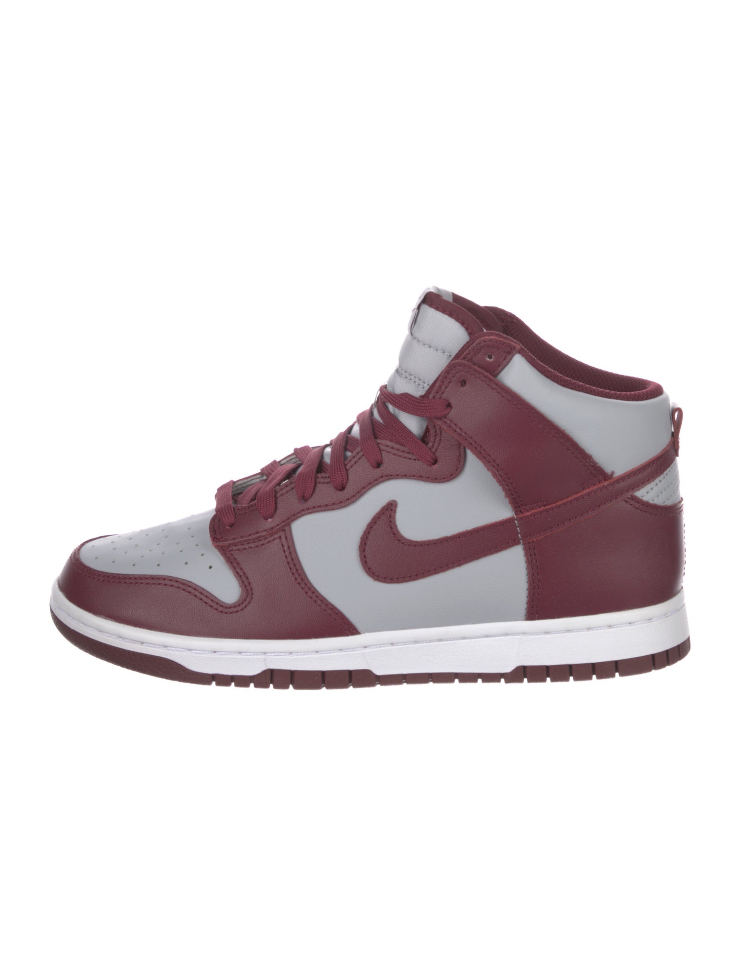 Nike Leather Colorblock Pattern Sneakers
