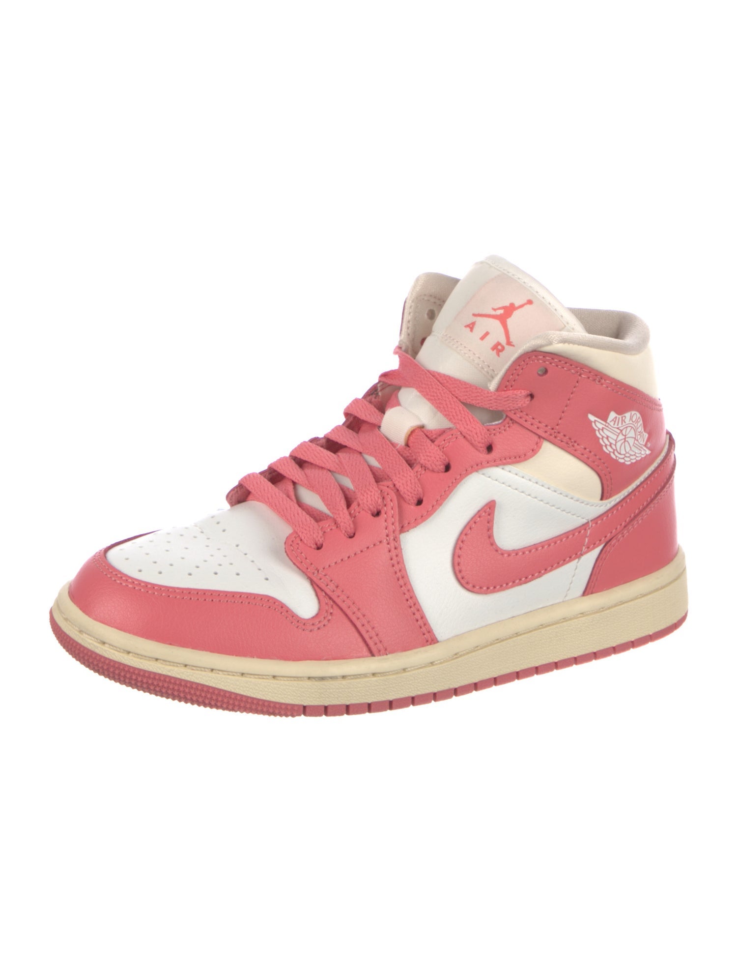 Nike Leather Colorblock Pattern Sneakers
