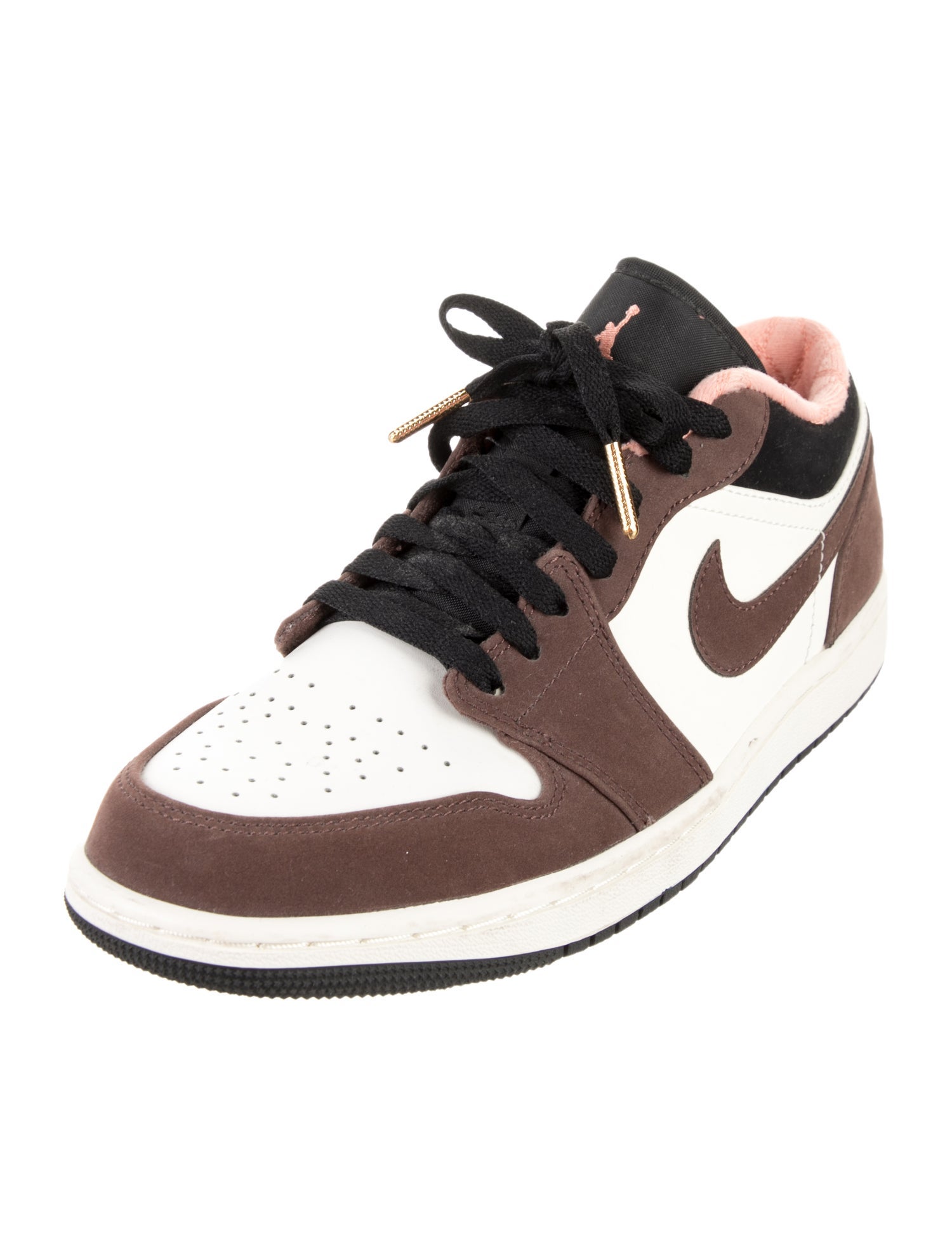 Jordan Suede Colorblock Pattern Athletic Sneakers