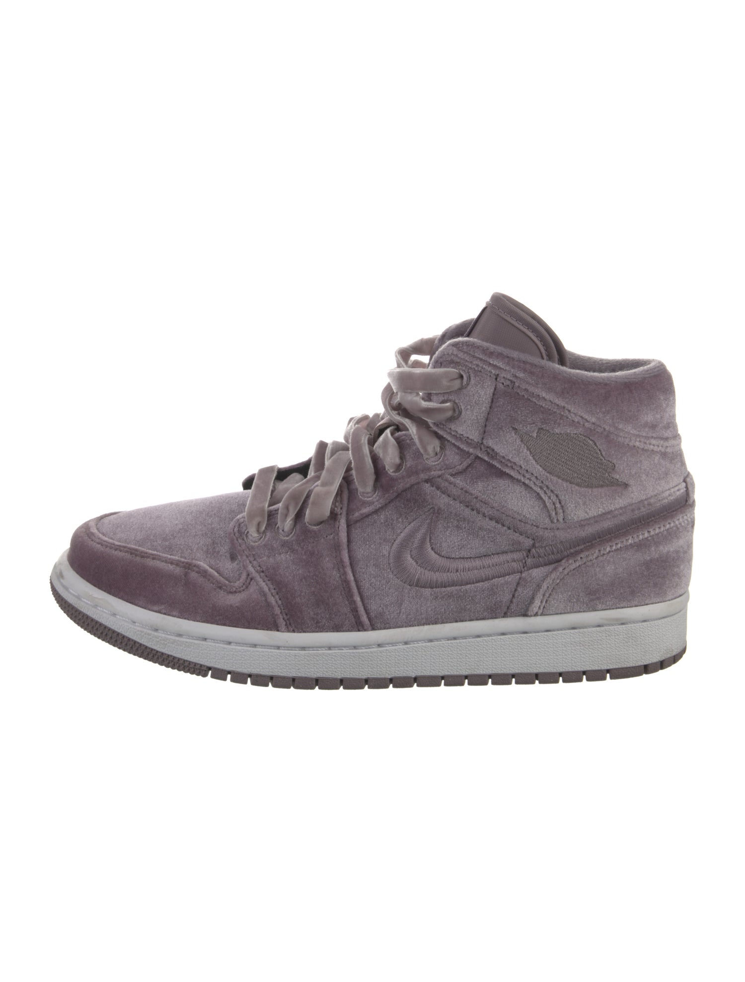 Jordan Air Jordan 1 Mid 'Purple Velvet' Athletic Sneakers