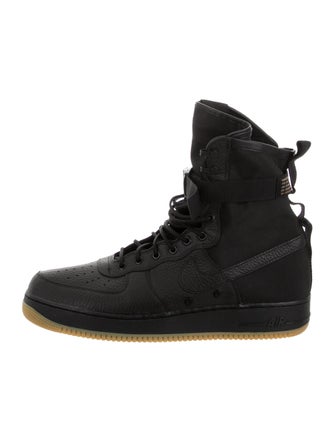 Nike 2017 SF Air Force 1 Black Gum Sneakers