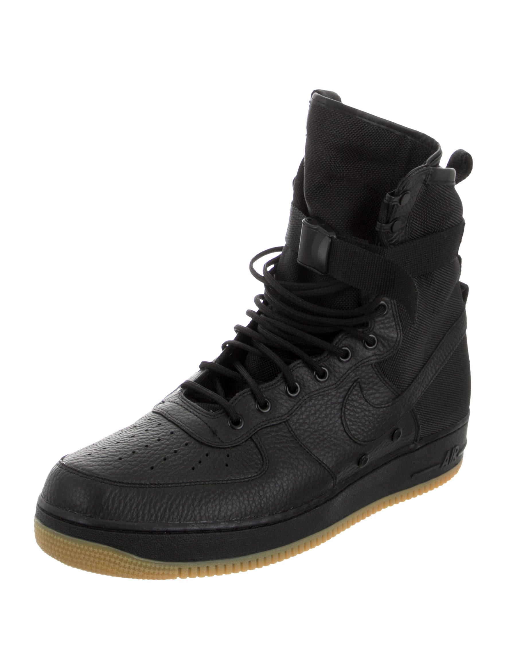 Nike 2017 SF Air Force 1 Black Gum Sneakers